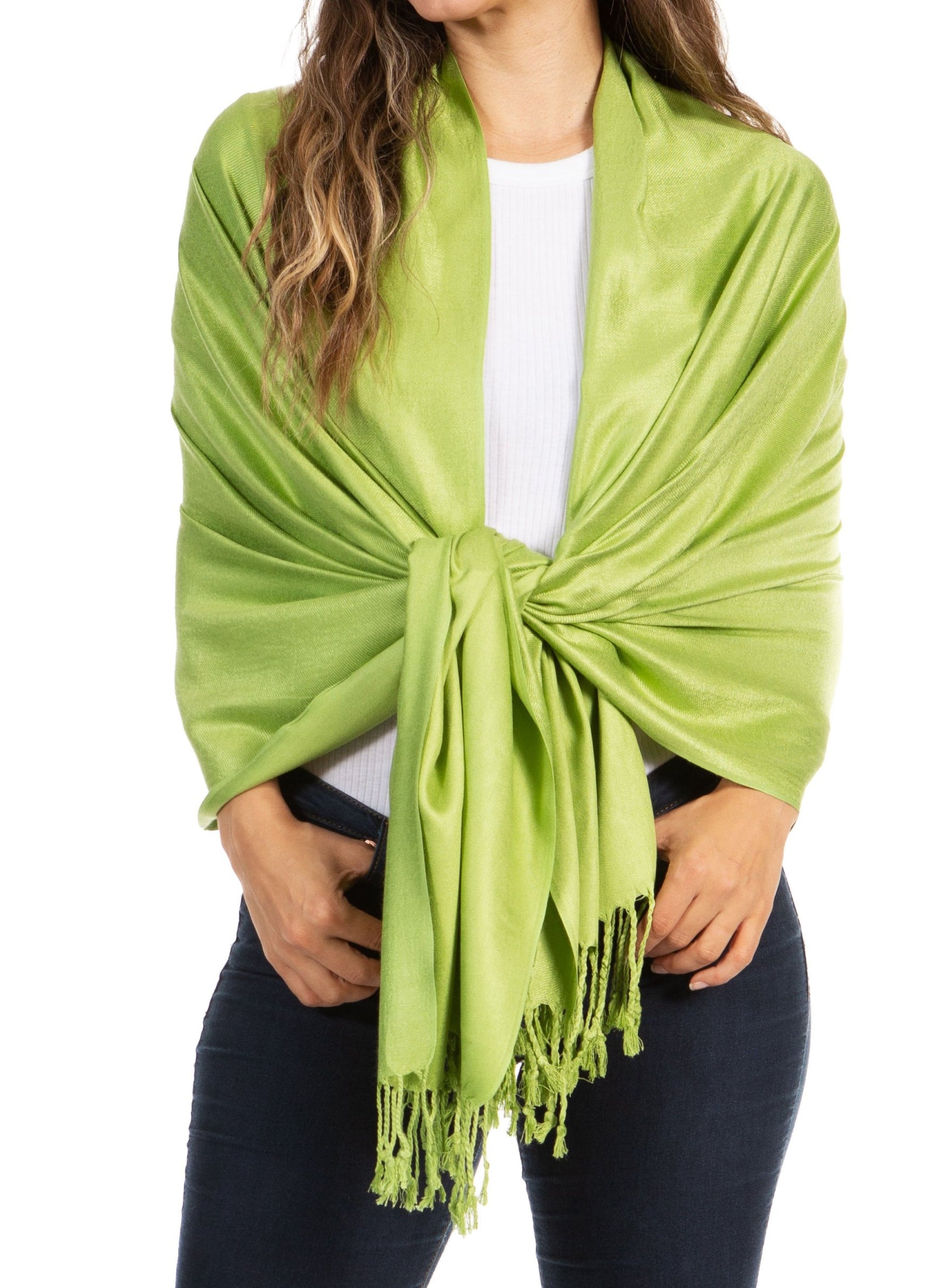 Sakkas 78" X 28" Rayon from Bamboo Soft Solid Pashmina Shawl / Wrap / Stole - Premium scarf from Sakkas Store - Just $16.98! Shop now at Concordia Style Boutique