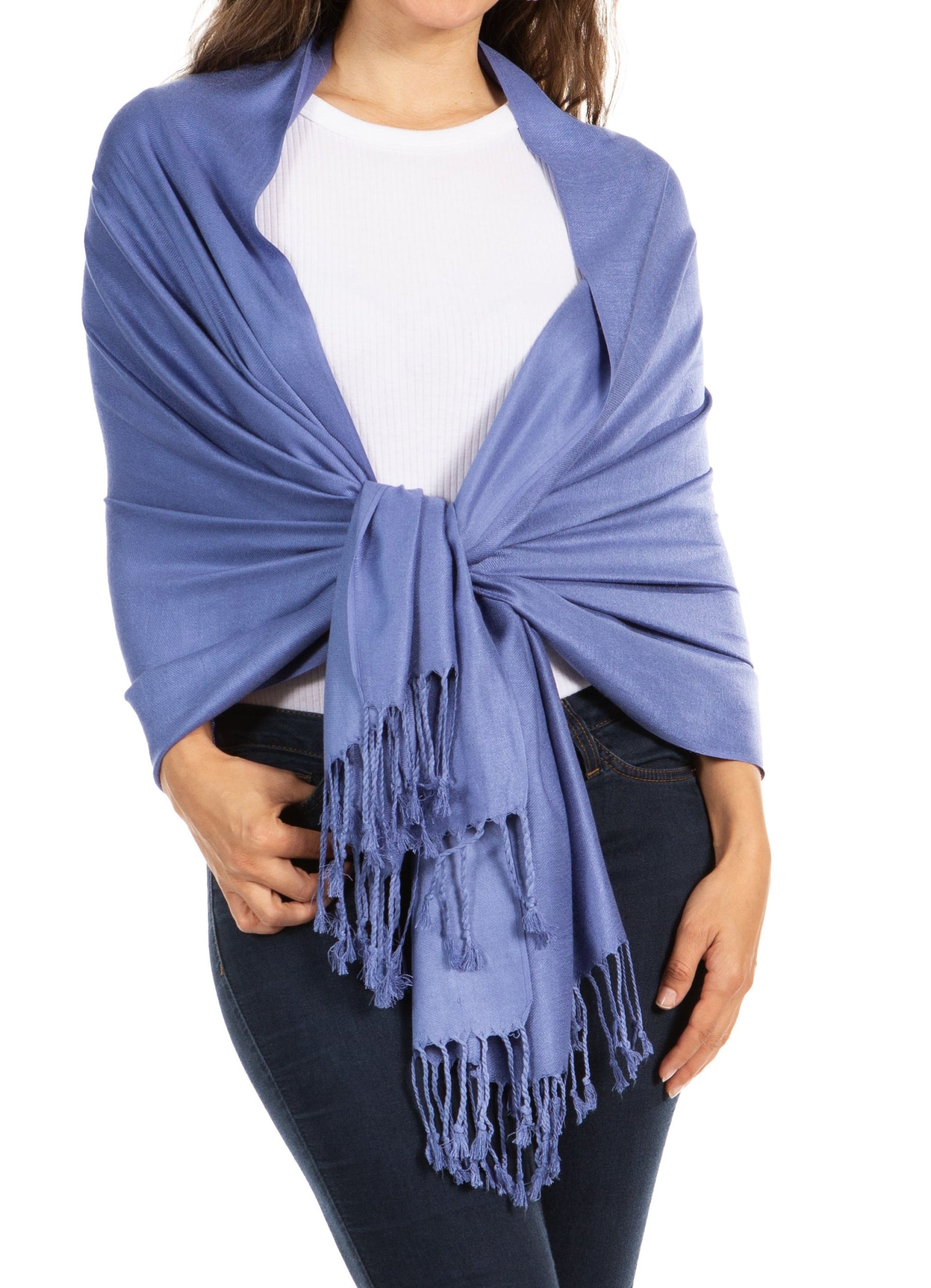 Sakkas 78" X 28" Rayon from Bamboo Soft Solid Pashmina Shawl / Wrap / Stole - Premium scarf from Sakkas Store - Just $16.98! Shop now at Concordia Style Boutique