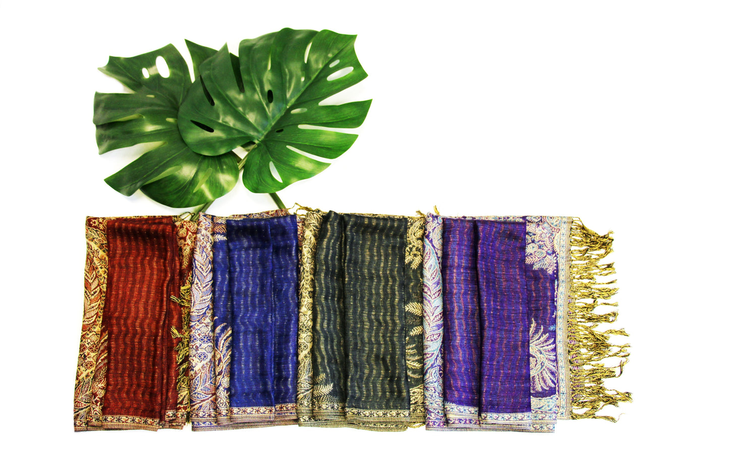 Sakkas 70" x 28" Big Paisley Jacquard Layered Woven Pashmina Shawl / Wrap Stole - Premium scarf from Sakkas Store - Just $16.98! Shop now at Concordia Style Boutique