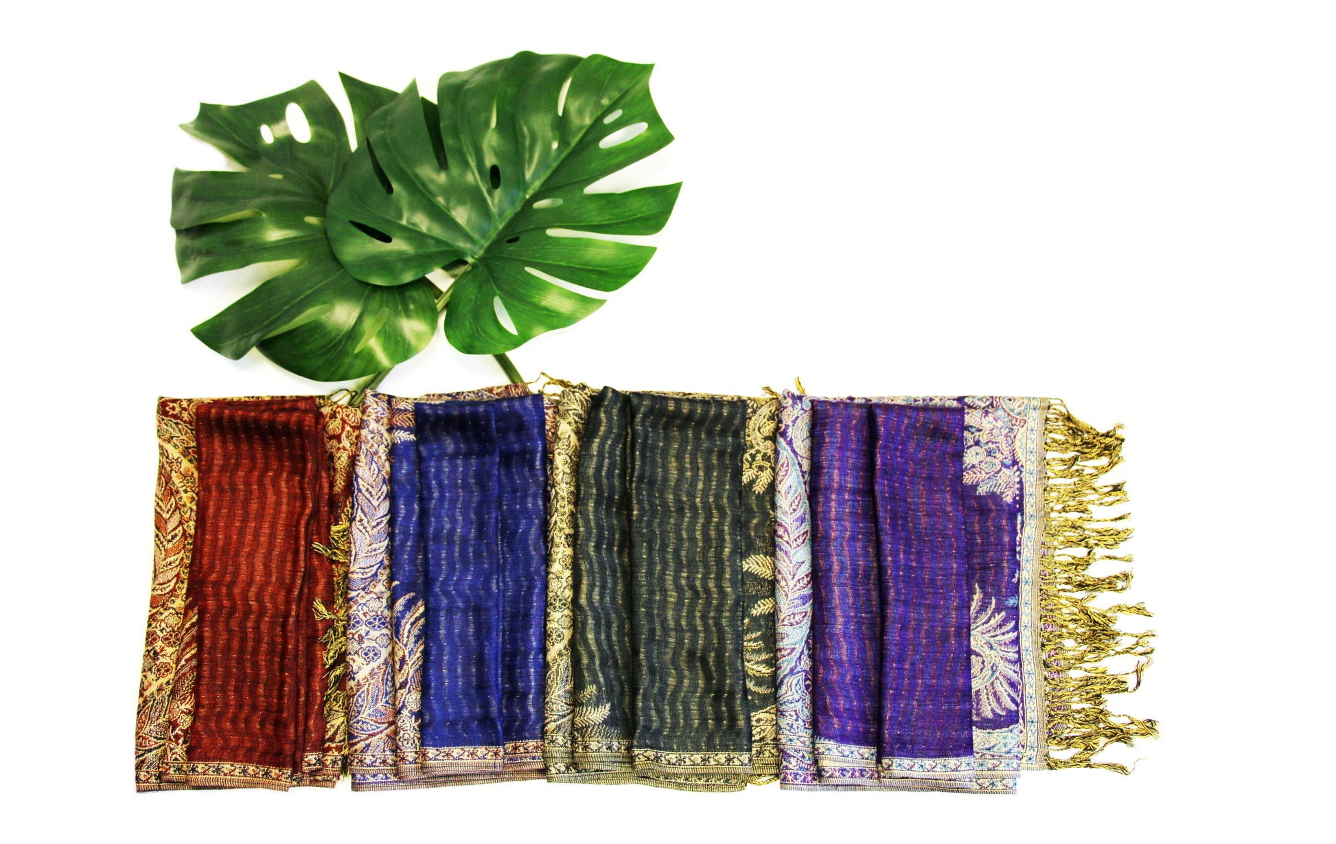 Sakkas 70" x 28" Big Paisley Jacquard Layered Woven Pashmina Shawl / Wrap Stole - Premium scarf from Sakkas Store - Just $16.98! Shop now at Concordia Style Boutique