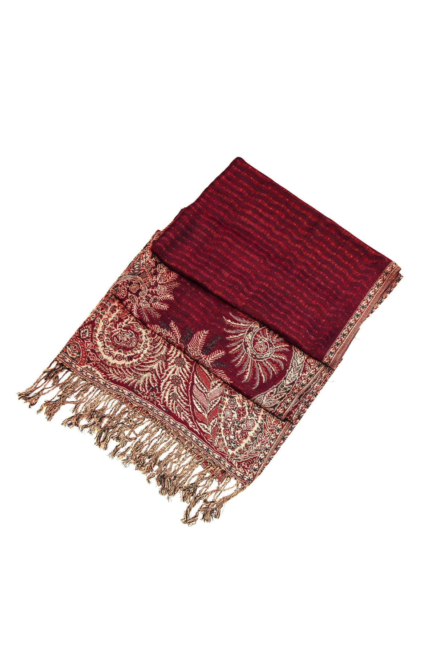 Sakkas 70" x 28" Big Paisley Jacquard Layered Woven Pashmina Shawl / Wrap Stole - Premium scarf from Sakkas Store - Just $16.98! Shop now at Concordia Style Boutique