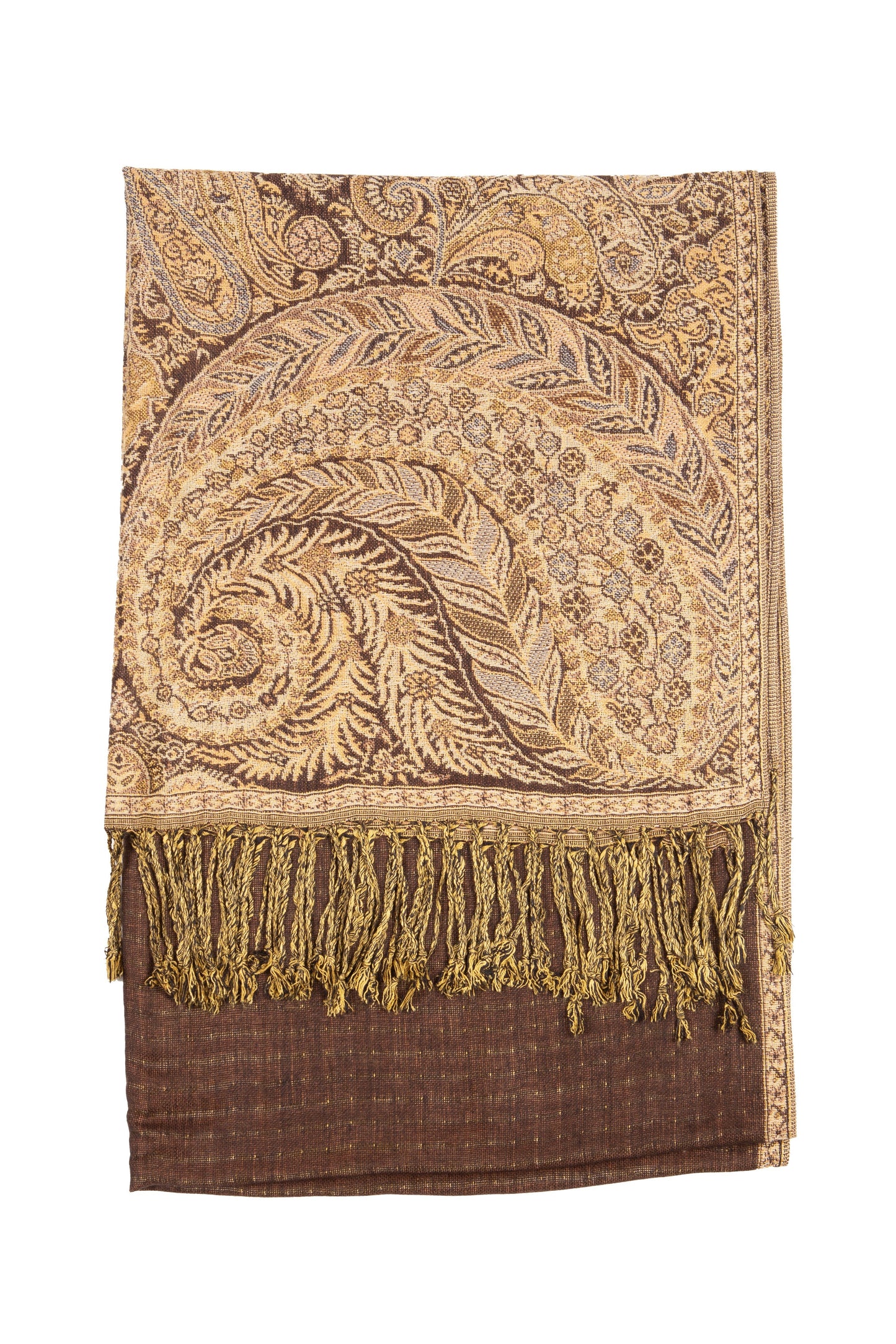 Sakkas 70" x 28" Big Paisley Jacquard Layered Woven Pashmina Shawl / Wrap Stole - Premium scarf from Sakkas Store - Just $16.98! Shop now at Concordia Style Boutique