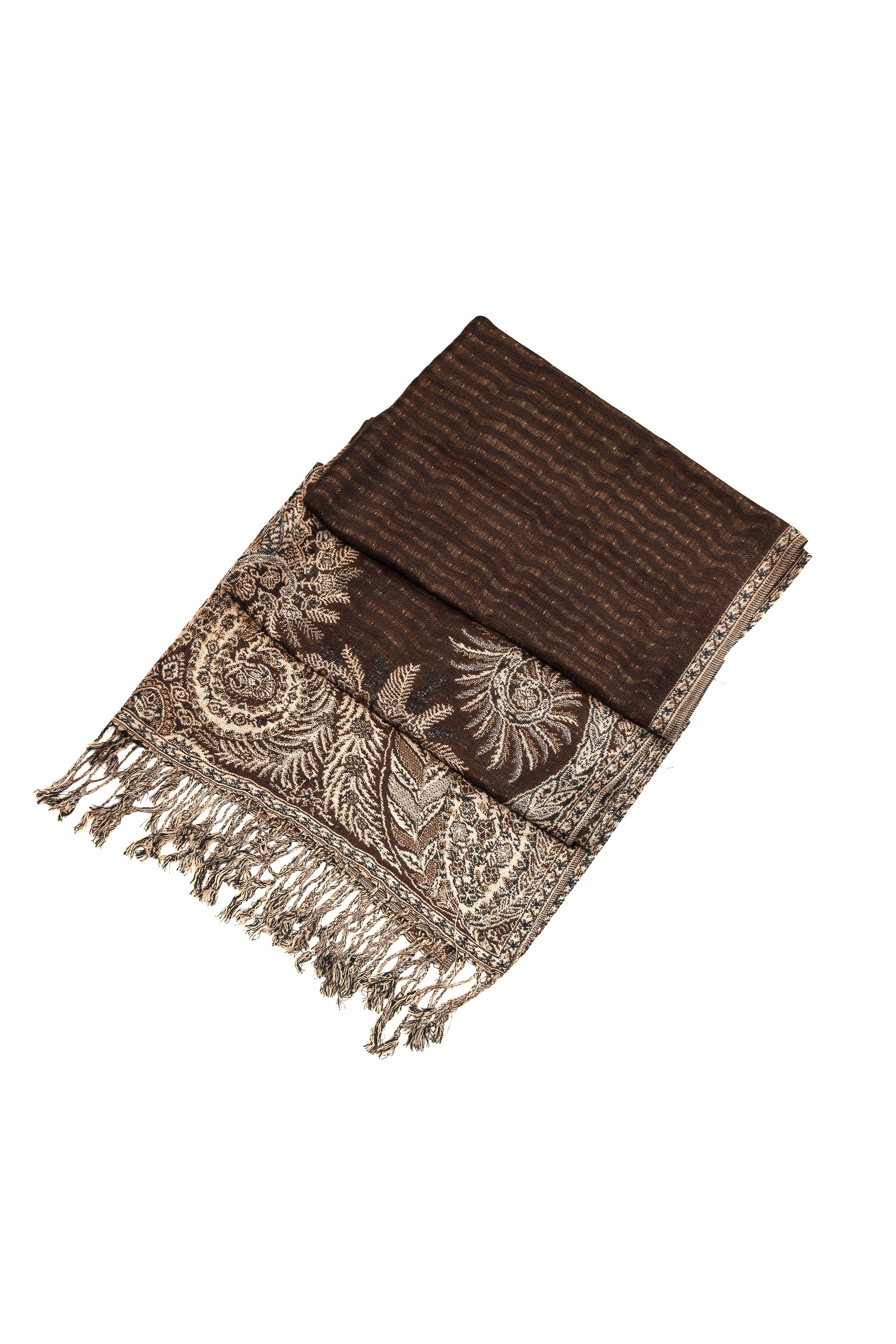 Sakkas 70" x 28" Big Paisley Jacquard Layered Woven Pashmina Shawl / Wrap Stole - Premium scarf from Sakkas Store - Just $16.98! Shop now at Concordia Style Boutique