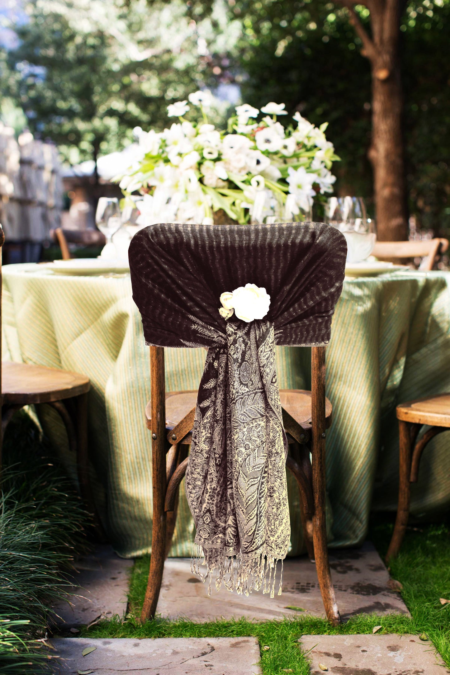 Sakkas 70" x 28" Big Paisley Jacquard Layered Woven Pashmina Shawl / Wrap Stole - Premium scarf from Sakkas Store - Just $16.98! Shop now at Concordia Style Boutique