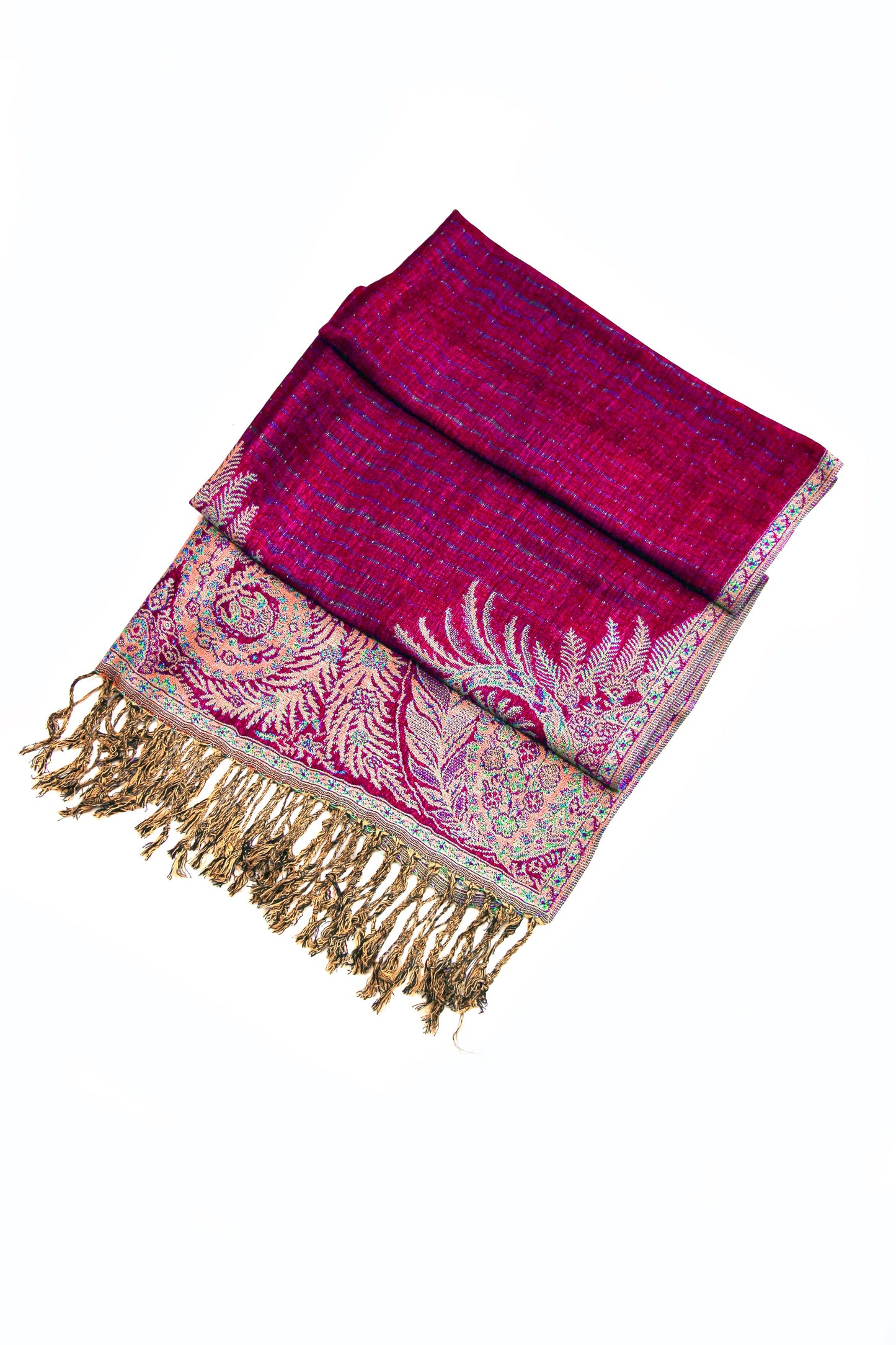 Sakkas 70" x 28" Big Paisley Jacquard Layered Woven Pashmina Shawl / Wrap Stole - Premium scarf from Sakkas Store - Just $16.98! Shop now at Concordia Style Boutique