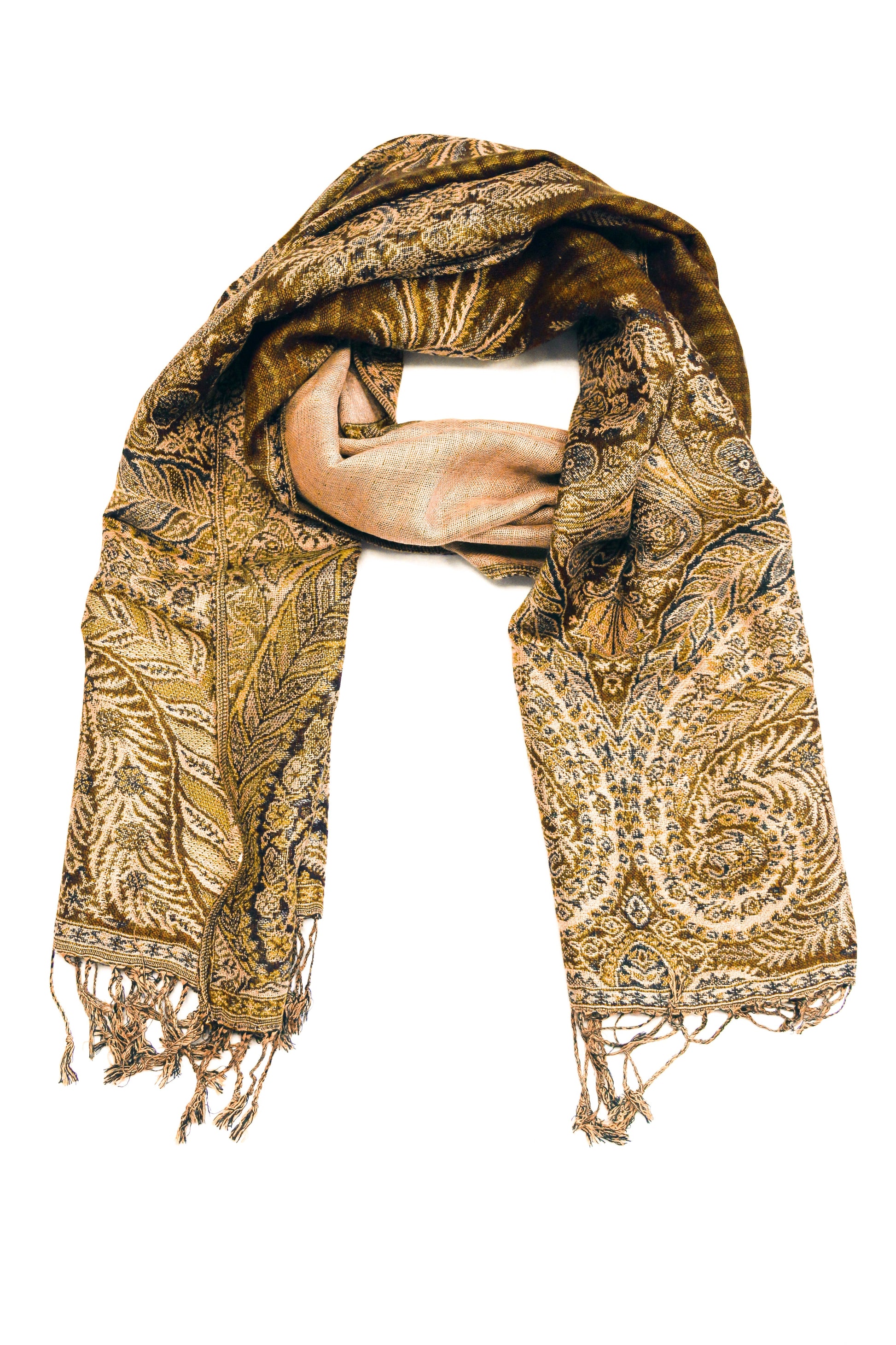 Sakkas 70" x 28" Big Paisley Jacquard Layered Woven Pashmina Shawl / Wrap Stole - Premium scarf from Sakkas Store - Just $16.98! Shop now at Concordia Style Boutique