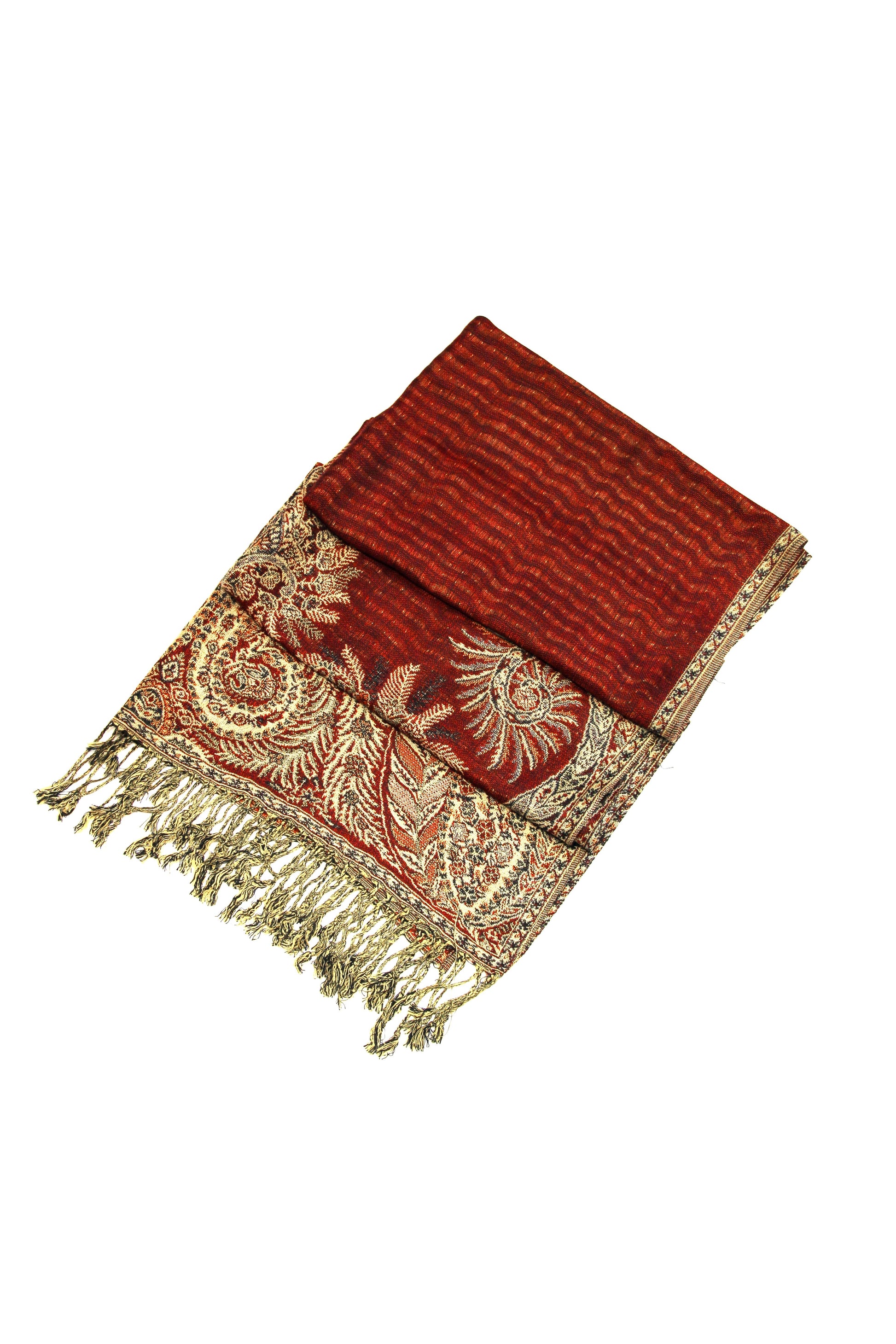 Sakkas 70" x 28" Big Paisley Jacquard Layered Woven Pashmina Shawl / Wrap Stole - Premium scarf from Sakkas Store - Just $16.98! Shop now at Concordia Style Boutique