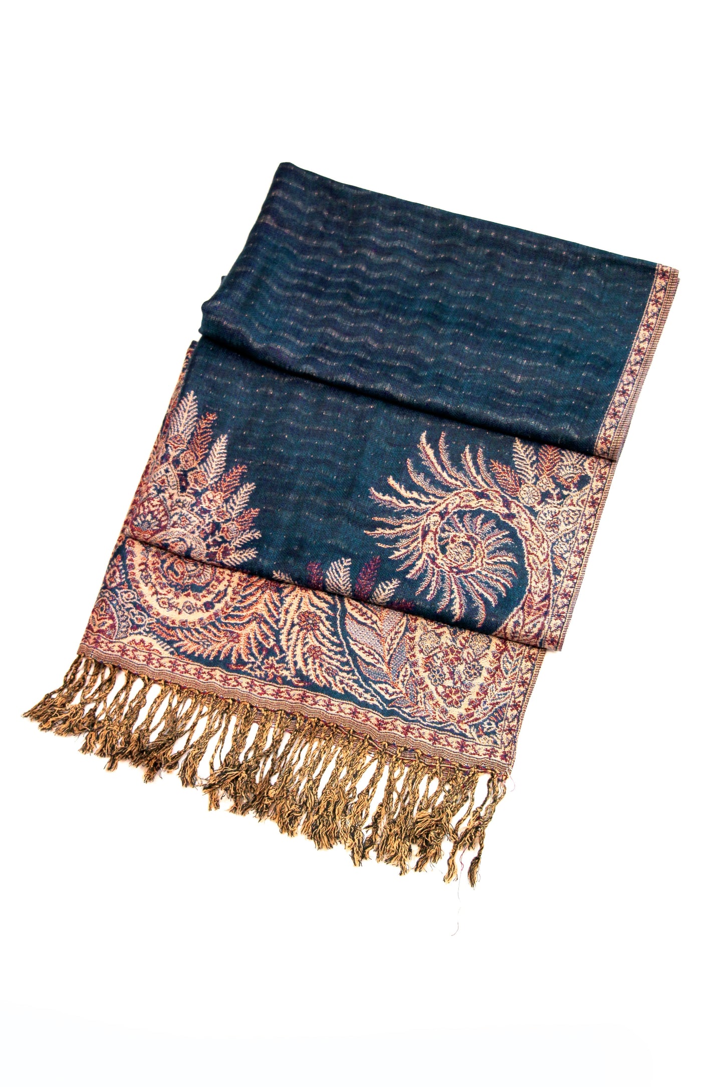 Sakkas 70" x 28" Big Paisley Jacquard Layered Woven Pashmina Shawl / Wrap Stole - Premium scarf from Sakkas Store - Just $16.98! Shop now at Concordia Style Boutique