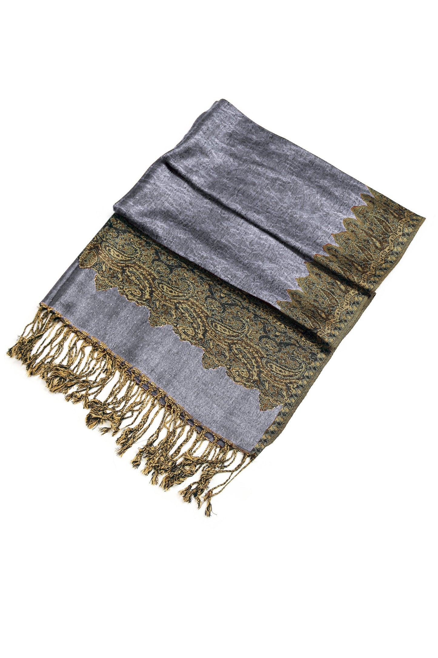 Sakkas 70" x 28" Border Pattern Layered Woven Pashmina Shawl Scarf Wrap Stole - Premium scarf from Sakkas Store - Just $16.98! Shop now at Concordia Style Boutique