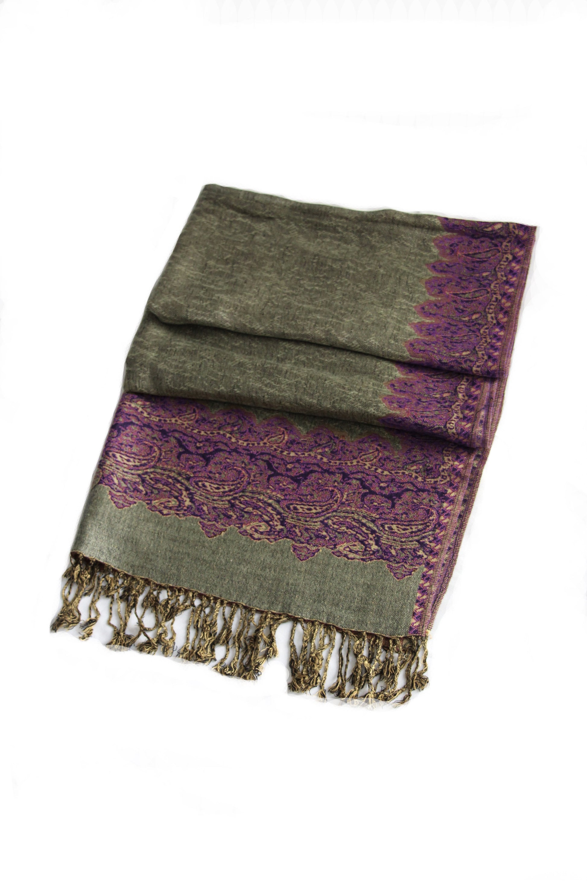 Sakkas 70" x 28" Border Pattern Layered Woven Pashmina Shawl Scarf Wrap Stole - Premium scarf from Sakkas Store - Just $16.98! Shop now at Concordia Style Boutique