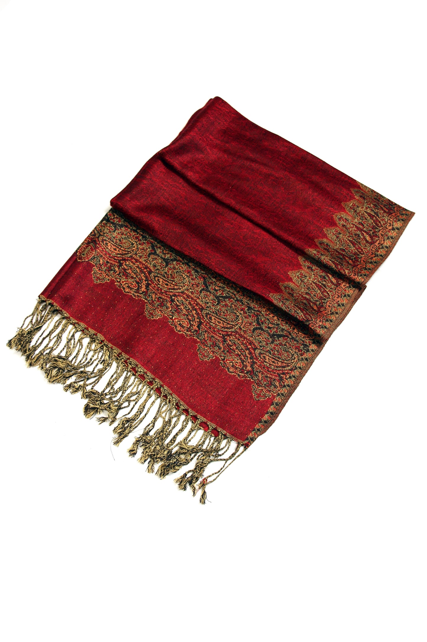 Sakkas 70" x 28" Border Pattern Layered Woven Pashmina Shawl Scarf Wrap Stole - Premium scarf from Sakkas Store - Just $16.98! Shop now at Concordia Style Boutique