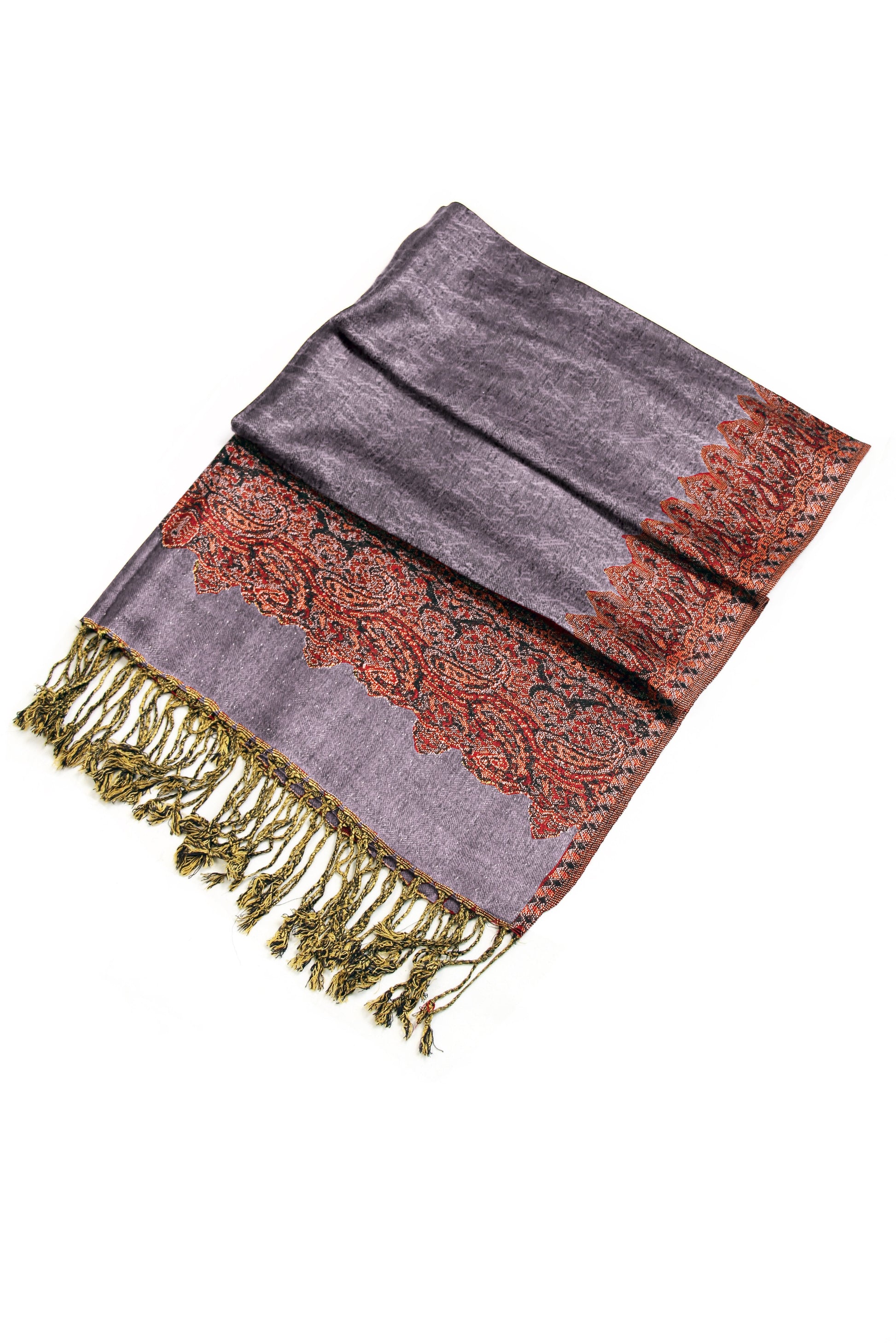 Sakkas 70" x 28" Border Pattern Layered Woven Pashmina Shawl Scarf Wrap Stole - Premium scarf from Sakkas Store - Just $16.98! Shop now at Concordia Style Boutique