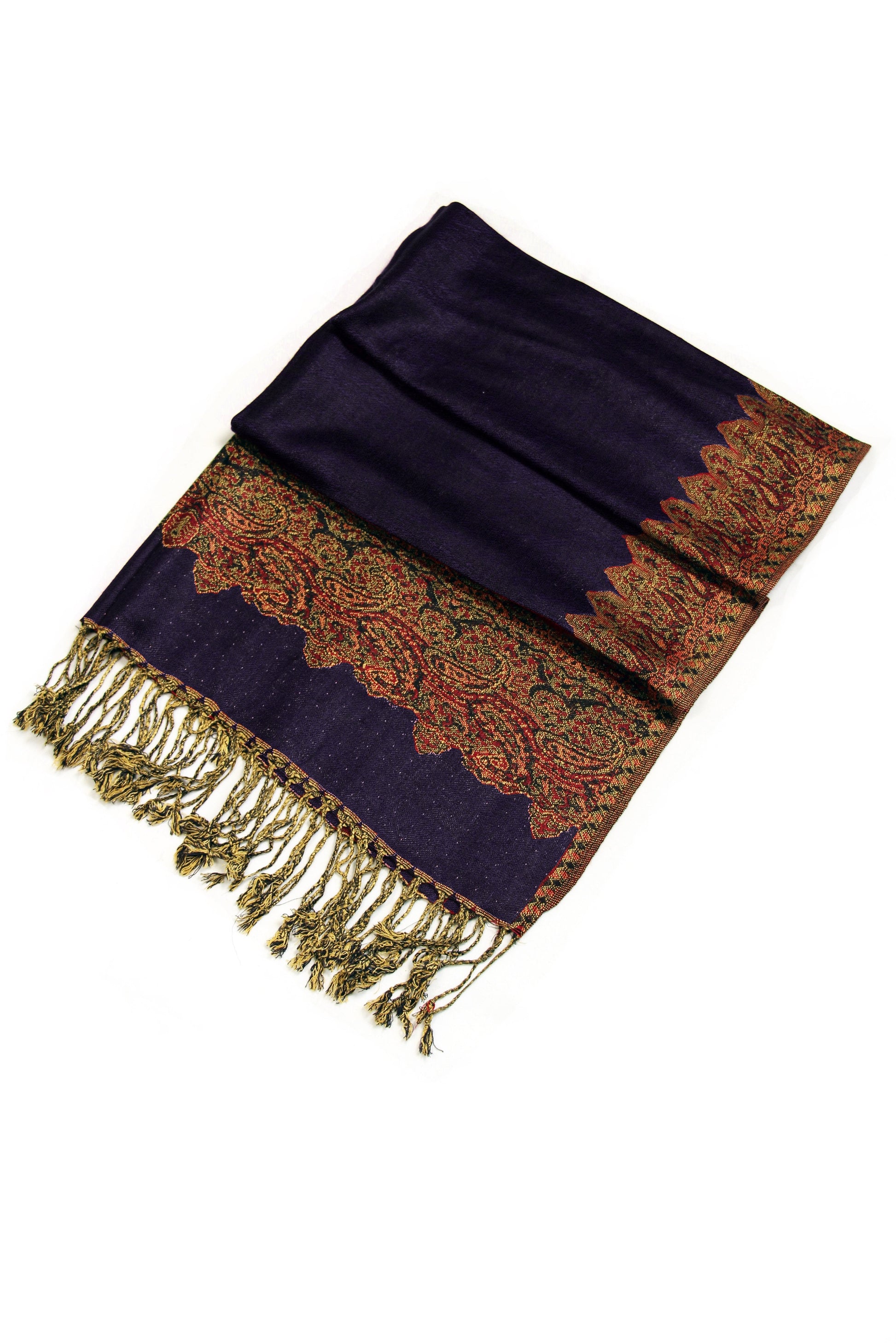 Sakkas 70" x 28" Border Pattern Layered Woven Pashmina Shawl Scarf Wrap Stole - Premium scarf from Sakkas Store - Just $16.98! Shop now at Concordia Style Boutique