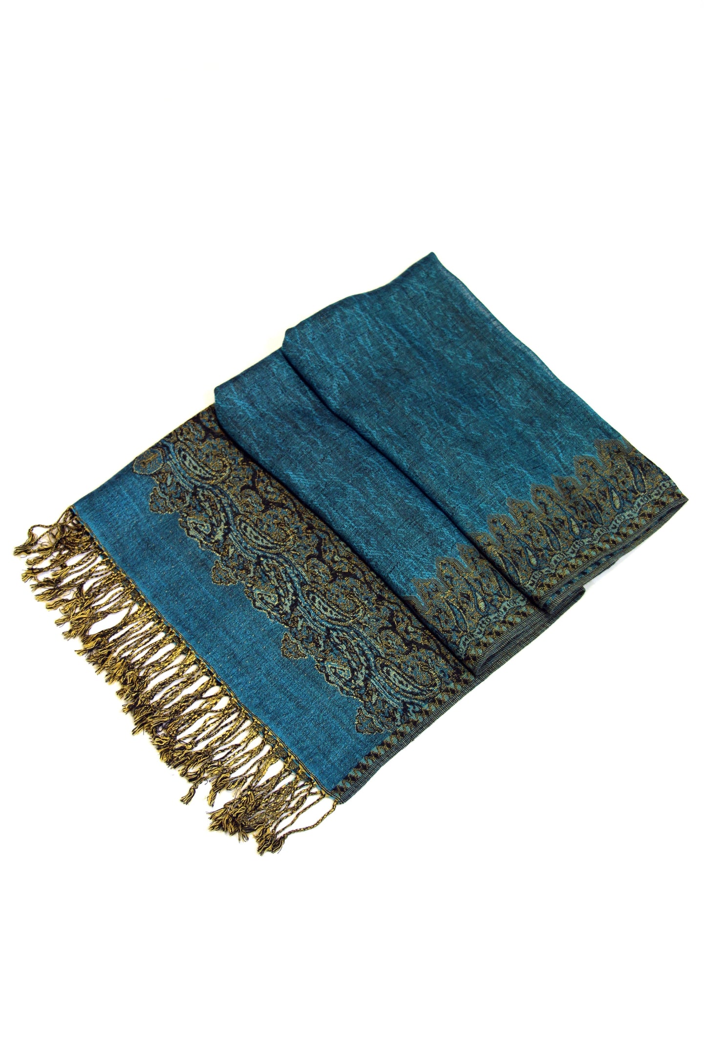 Sakkas 70" x 28" Border Pattern Layered Woven Pashmina Shawl Scarf Wrap Stole - Premium scarf from Sakkas Store - Just $16.98! Shop now at Concordia Style Boutique