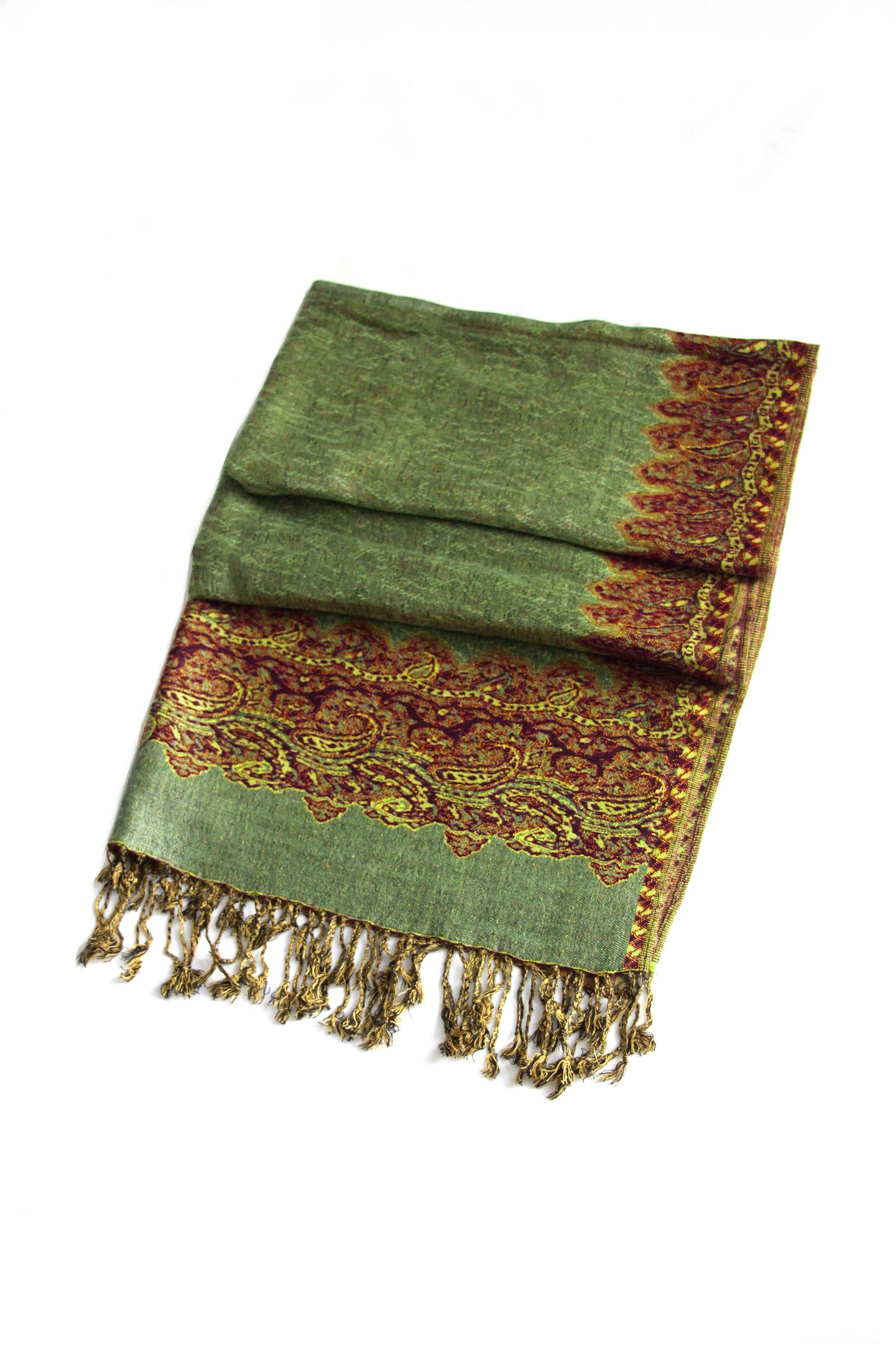 Sakkas 70" x 28" Border Pattern Layered Woven Pashmina Shawl Scarf Wrap Stole - Premium scarf from Sakkas Store - Just $16.98! Shop now at Concordia Style Boutique