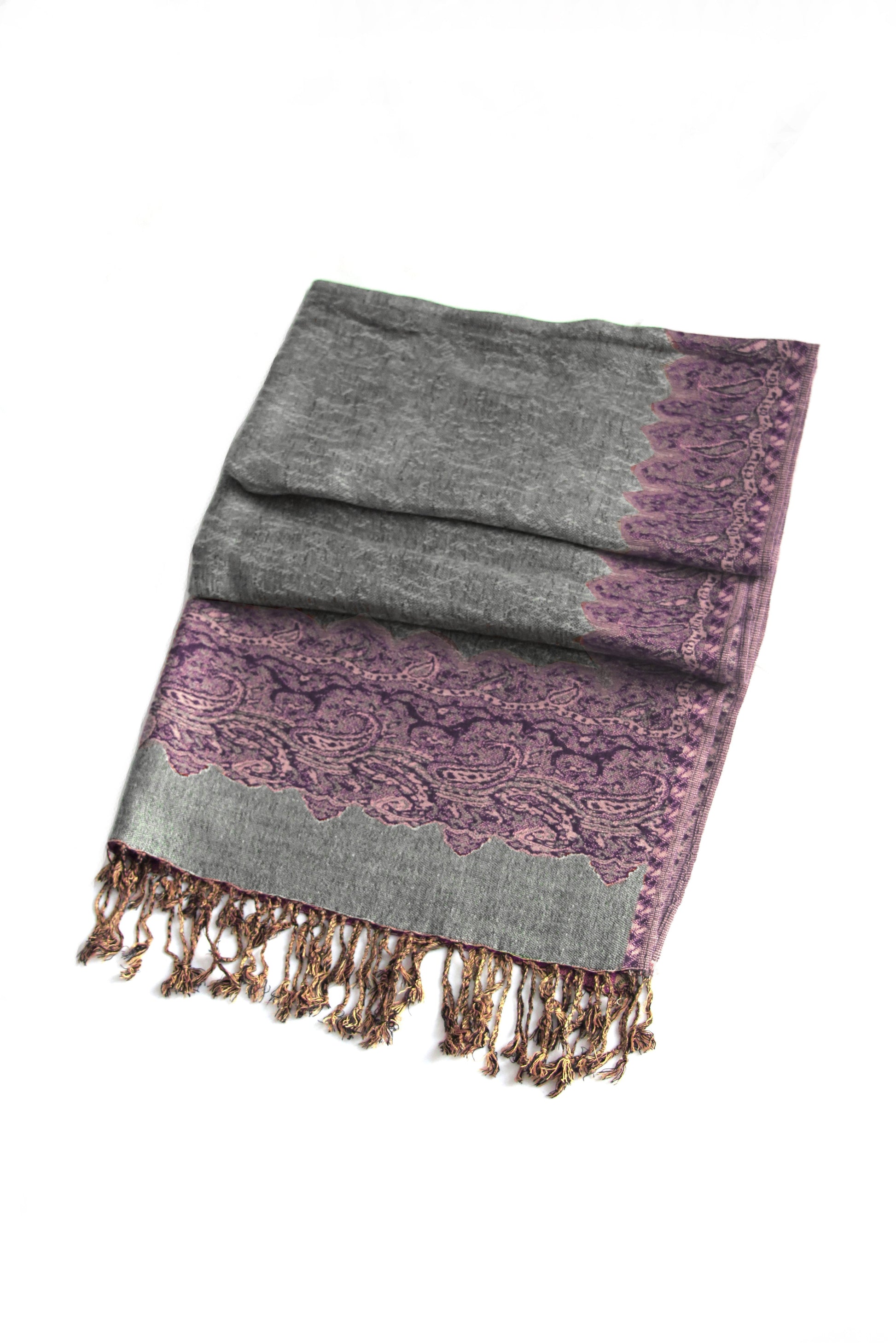 Sakkas 70" x 28" Border Pattern Layered Woven Pashmina Shawl Scarf Wrap Stole - Premium scarf from Sakkas Store - Just $16.98! Shop now at Concordia Style Boutique