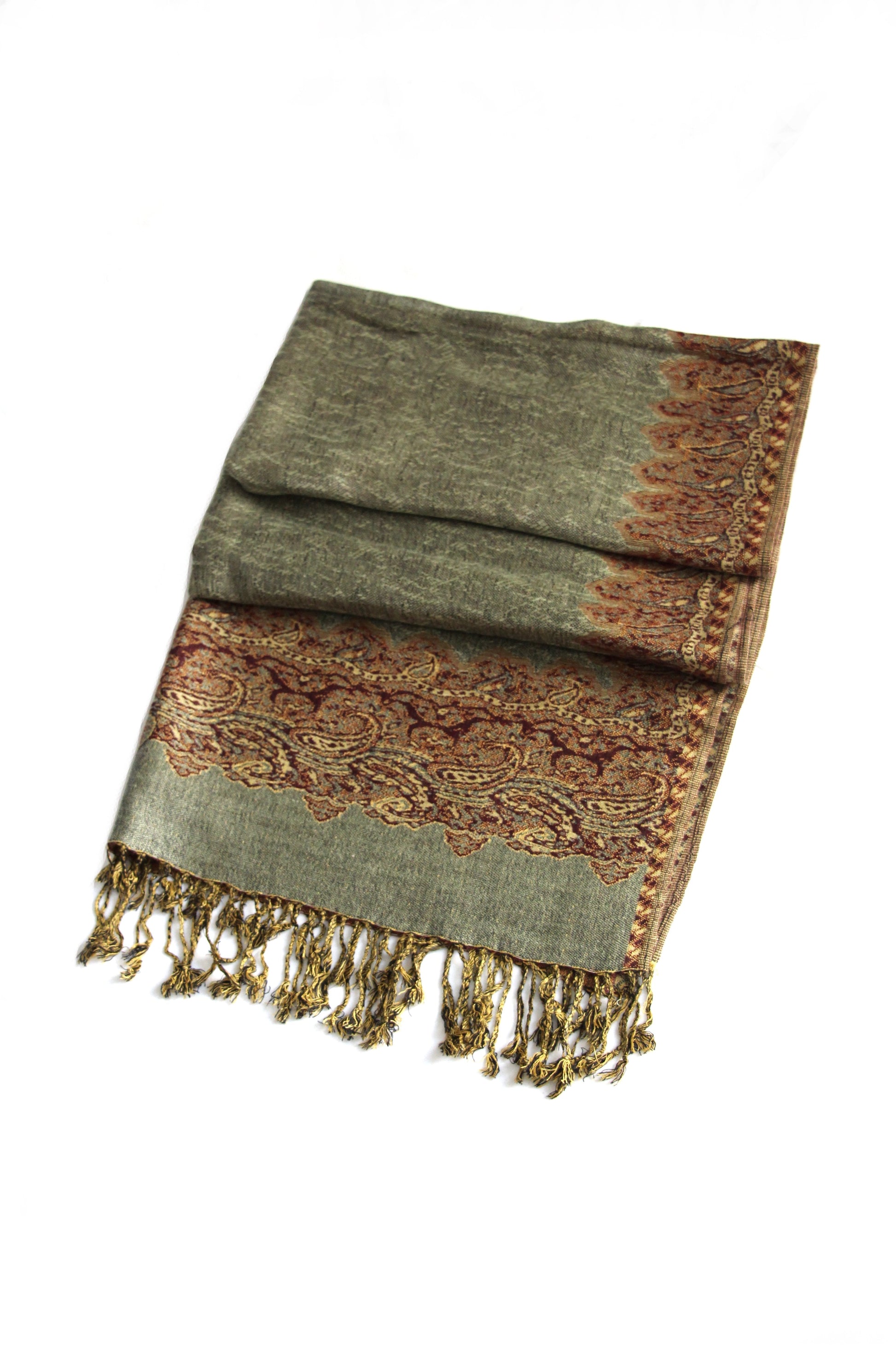Sakkas 70" x 28" Border Pattern Layered Woven Pashmina Shawl Scarf Wrap Stole - Premium scarf from Sakkas Store - Just $16.98! Shop now at Concordia Style Boutique