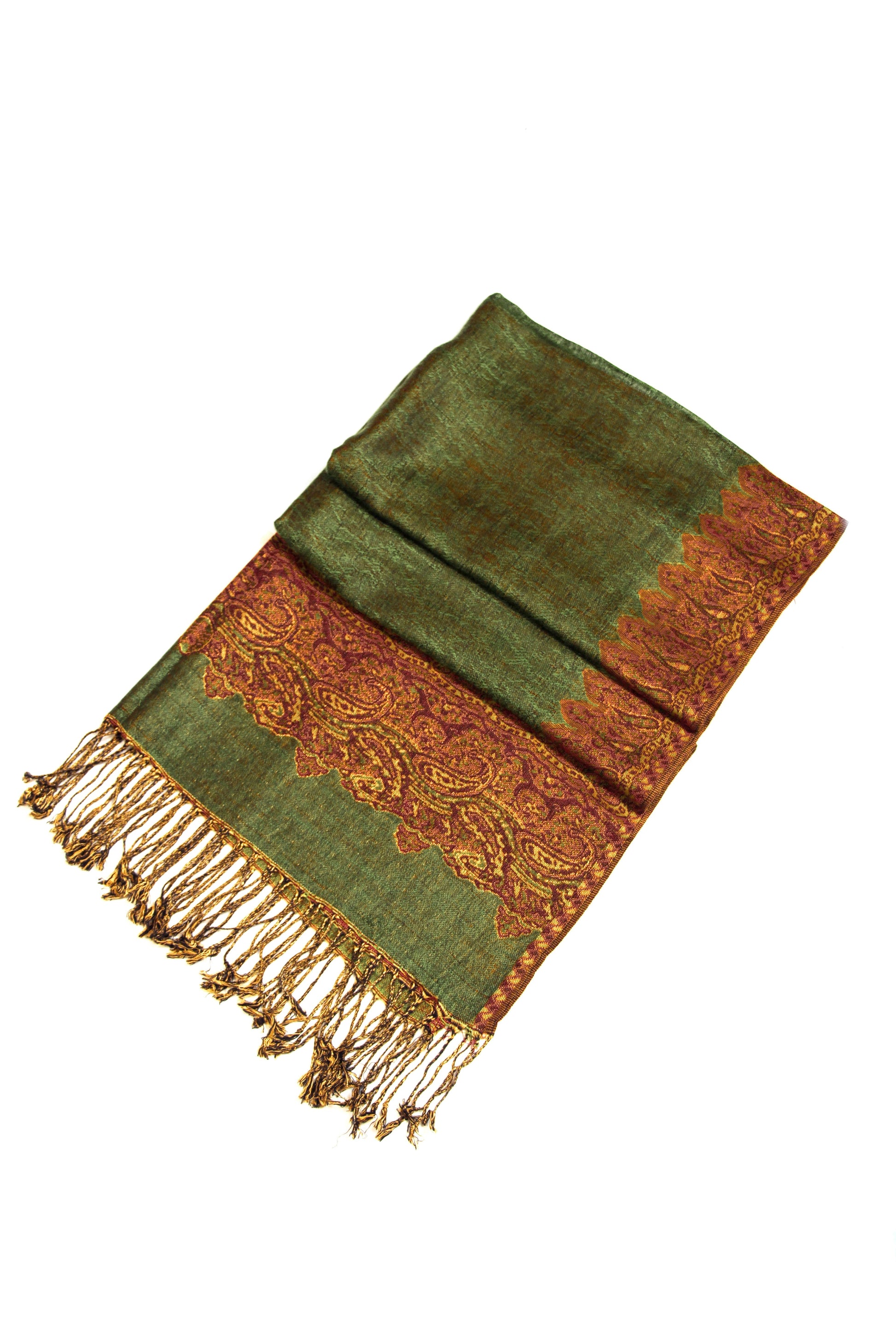 Sakkas 70" x 28" Border Pattern Layered Woven Pashmina Shawl Scarf Wrap Stole - Premium scarf from Sakkas Store - Just $16.98! Shop now at Concordia Style Boutique