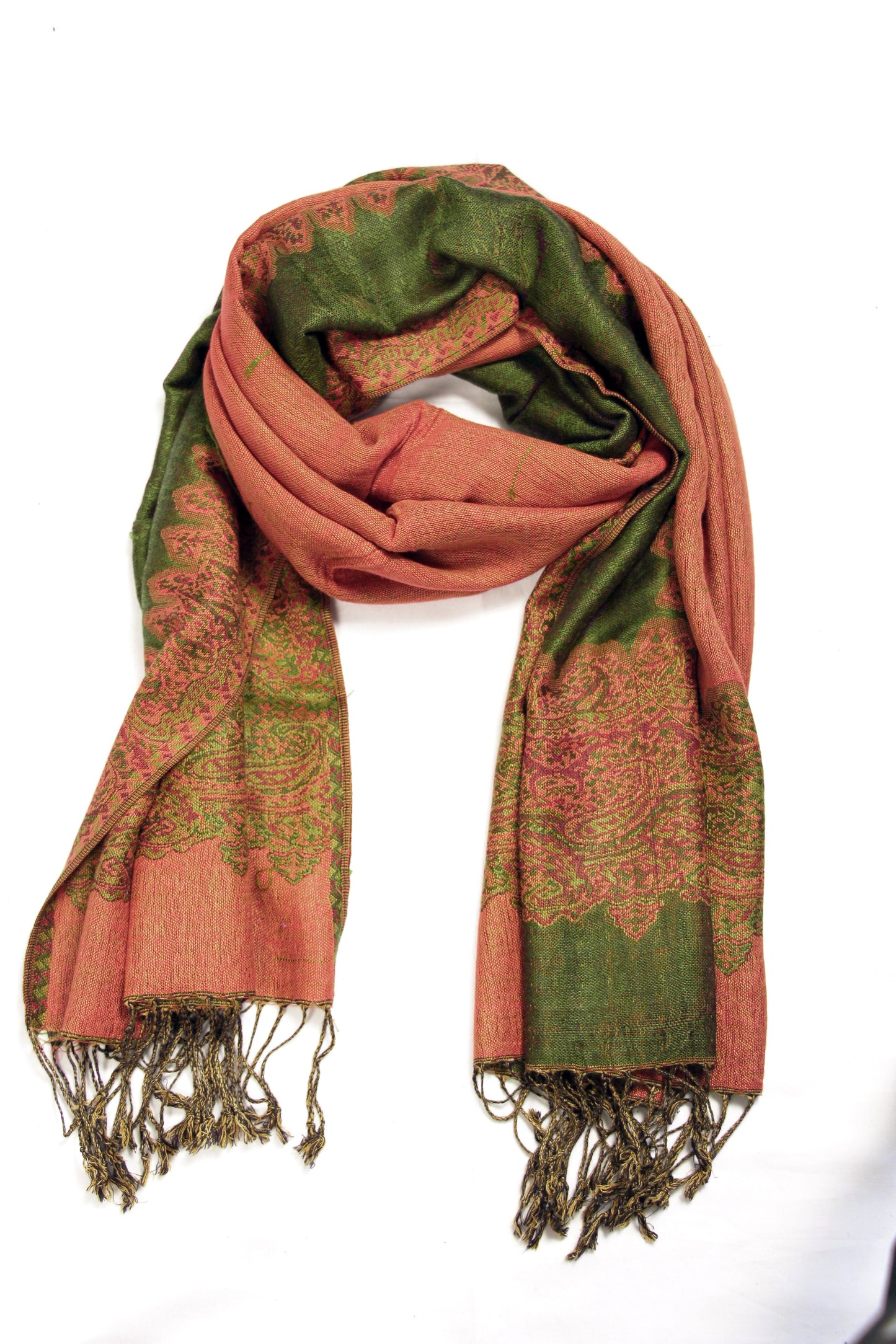 Sakkas 70" x 28" Border Pattern Layered Woven Pashmina Shawl Scarf Wrap Stole - Premium scarf from Sakkas Store - Just $16.98! Shop now at Concordia Style Boutique