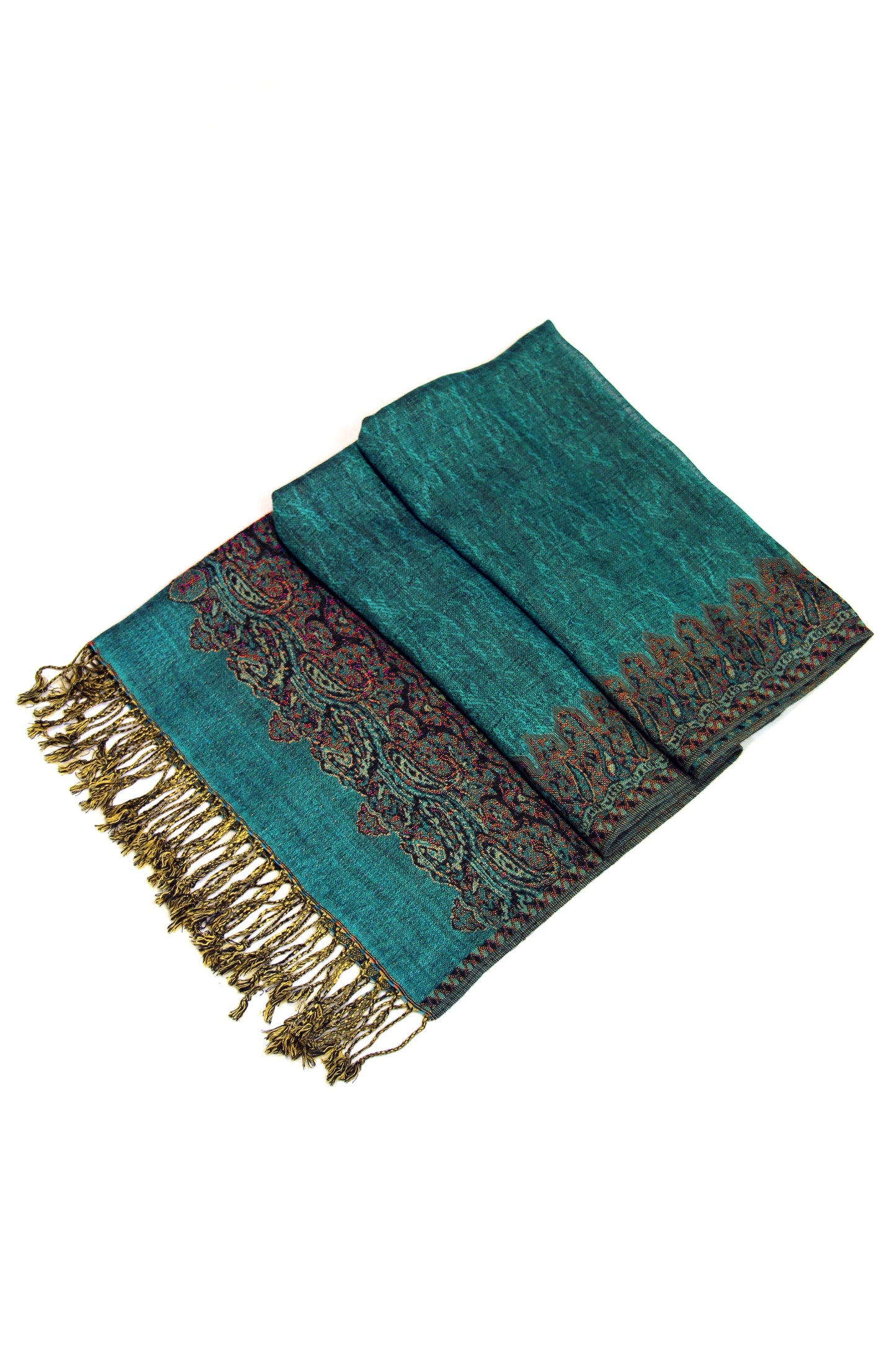 Sakkas 70" x 28" Border Pattern Layered Woven Pashmina Shawl Scarf Wrap Stole - Premium scarf from Sakkas Store - Just $16.98! Shop now at Concordia Style Boutique
