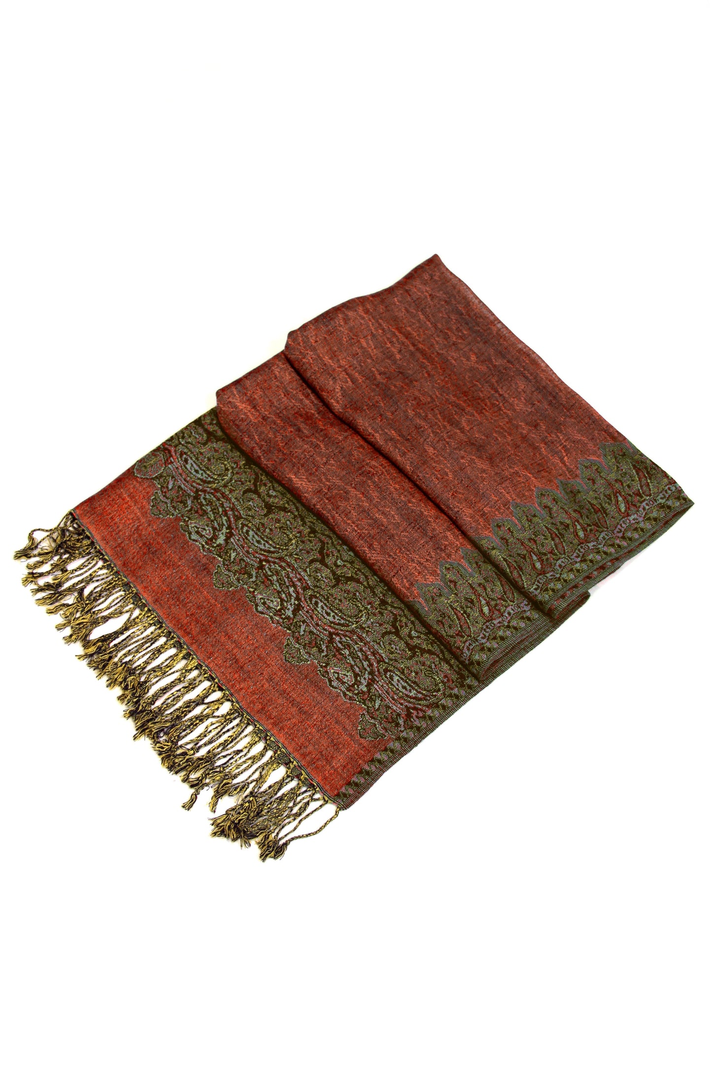 Sakkas 70" x 28" Border Pattern Layered Woven Pashmina Shawl Scarf Wrap Stole - Premium scarf from Sakkas Store - Just $16.98! Shop now at Concordia Style Boutique