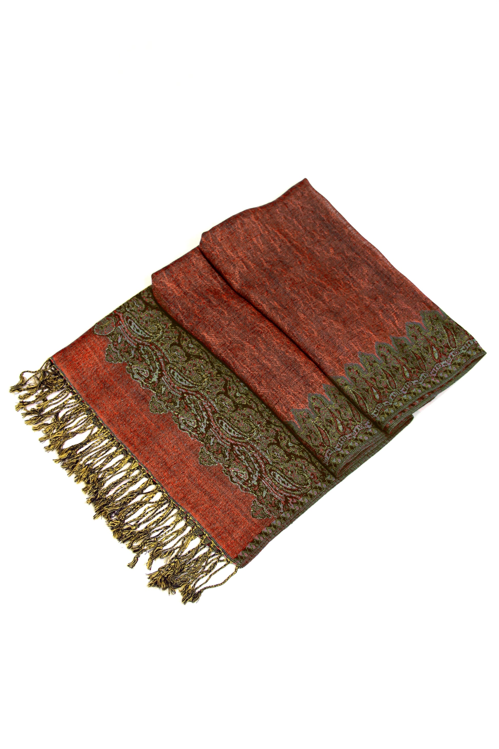 Sakkas 70" x 28" Border Pattern Layered Woven Pashmina Shawl Scarf Wrap Stole - Premium scarf from Sakkas Store - Just $16.98! Shop now at Concordia Style Boutique
