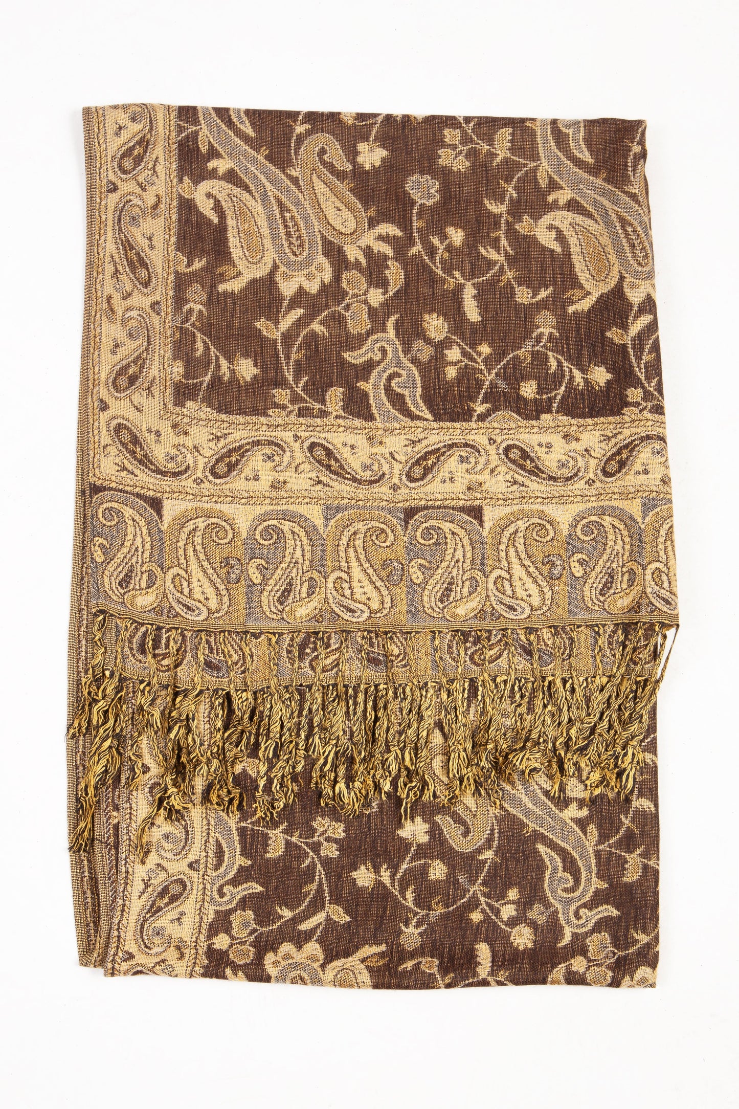 Sakkas Double Layer Jacquard Paisley Pashmina Shawl / Wrap / Stole - Concordia Style Boutique