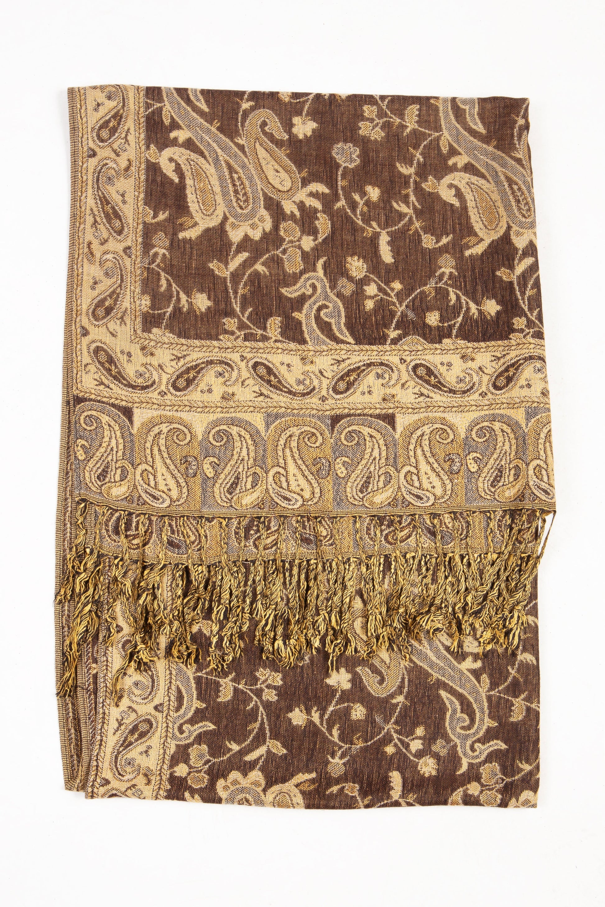 Sakkas Double Layer Jacquard Paisley Pashmina Shawl / Wrap / Stole - Concordia Style Boutique