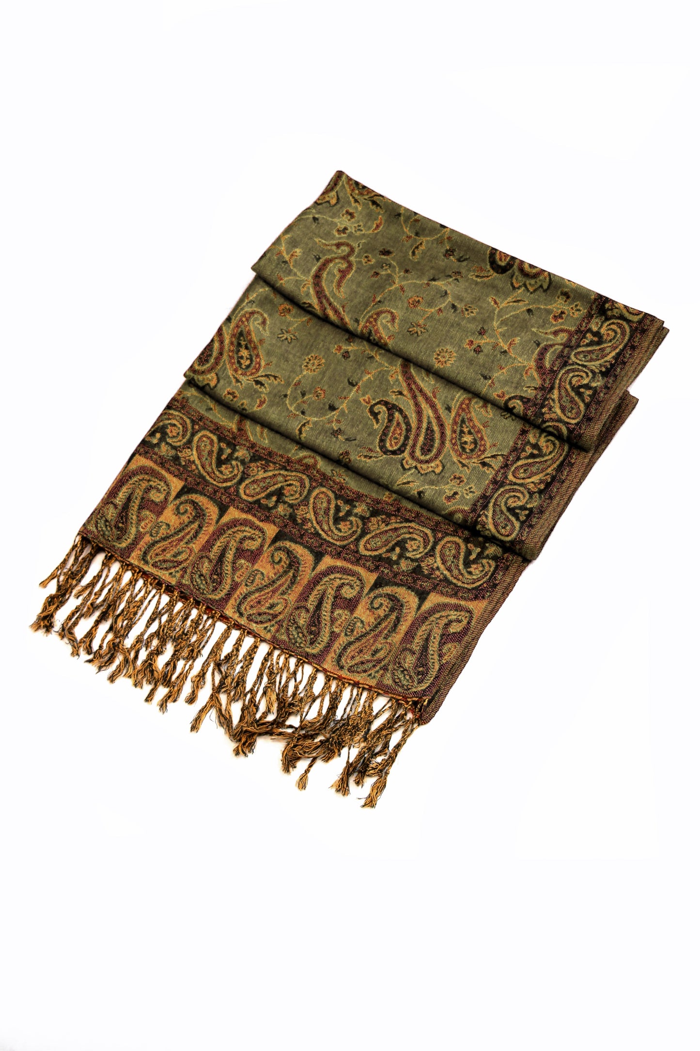 Sakkas Double Layer Jacquard Paisley Pashmina Shawl / Wrap / Stole - Concordia Style Boutique