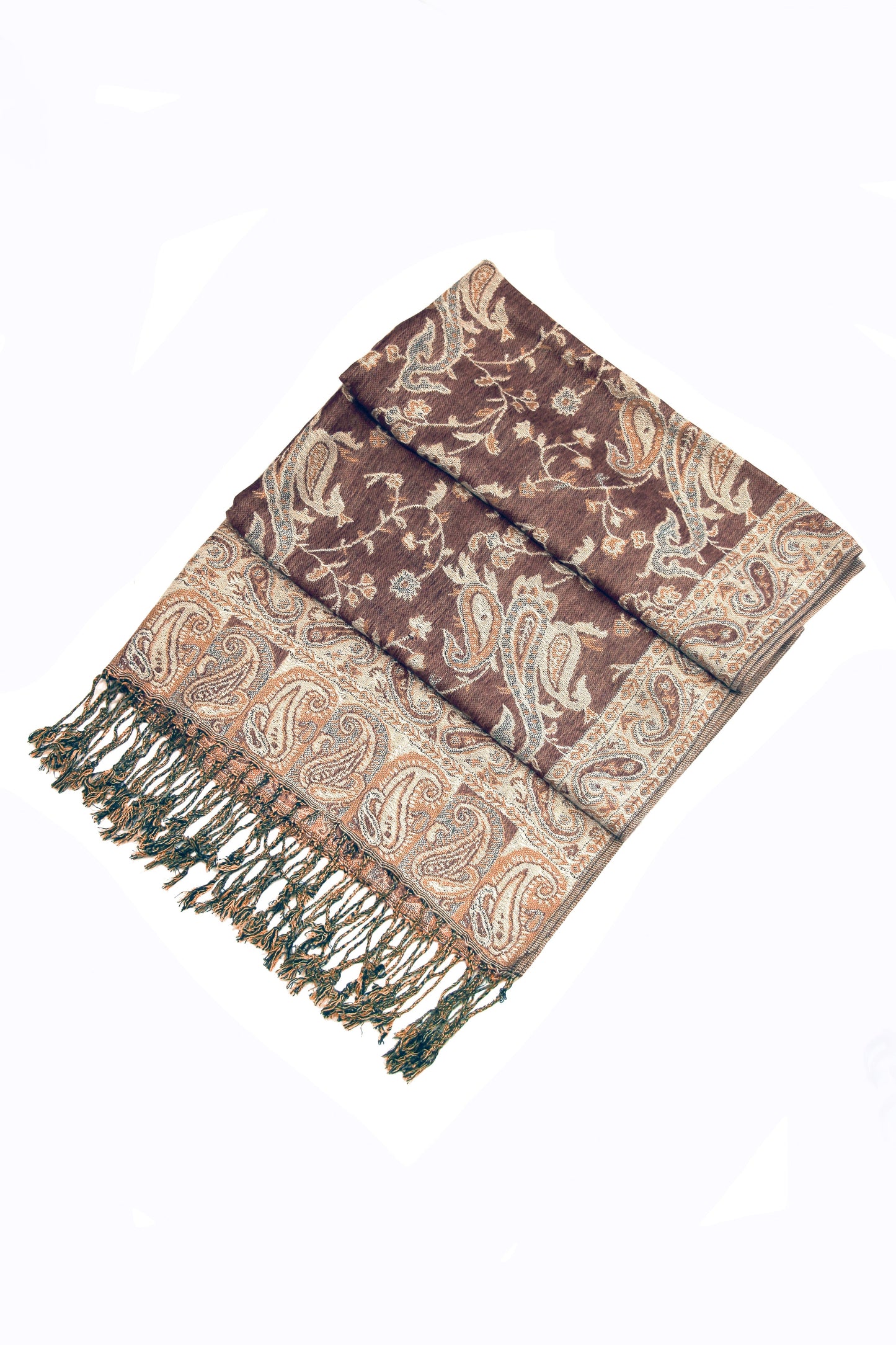 Sakkas Double Layer Jacquard Paisley Pashmina Shawl / Wrap / Stole - Concordia Style Boutique