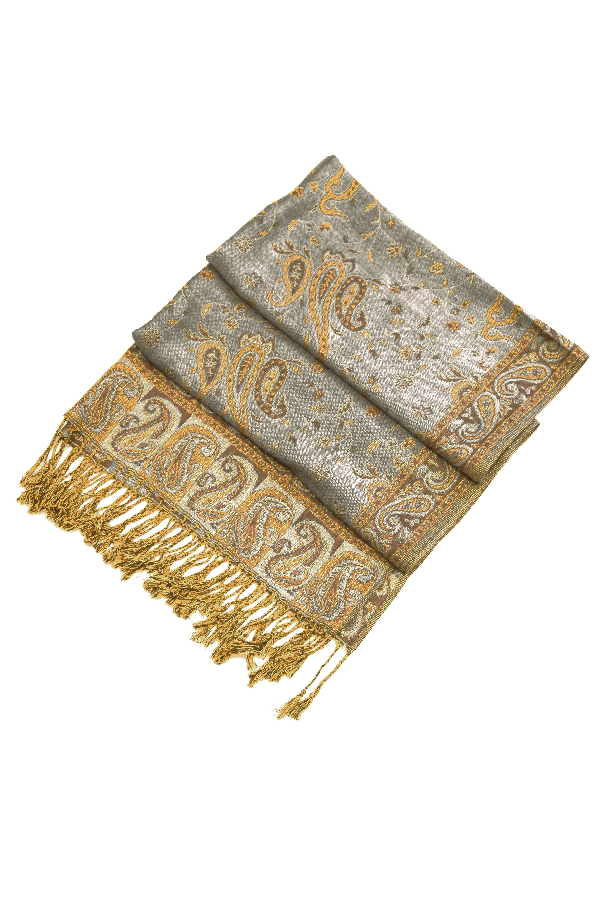 Sakkas Double Layer Jacquard Paisley Pashmina Shawl / Wrap / Stole - Concordia Style Boutique