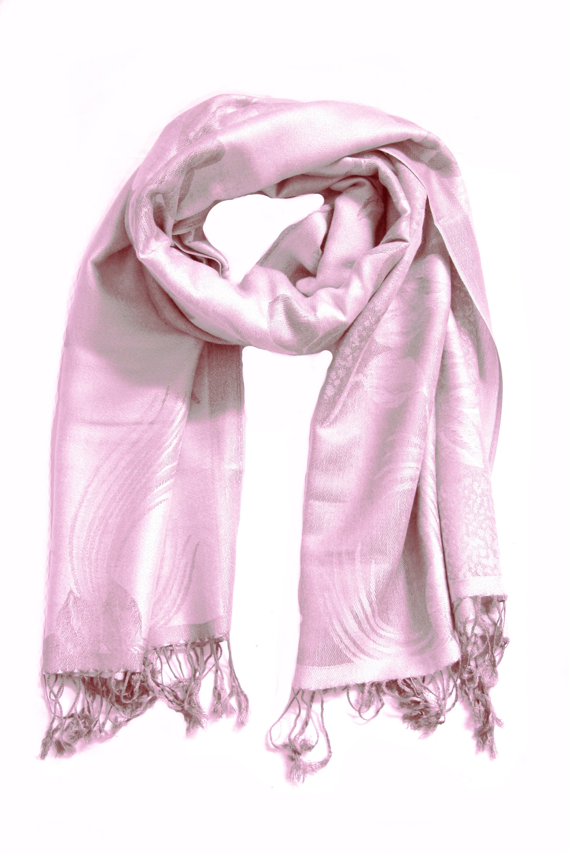 Sakkas Two Tone Rose Pashmina Scarf / Stole / Wrap - Concordia Style Boutique