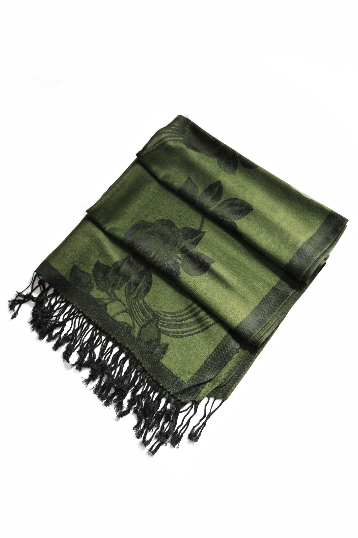 Sakkas Two Tone Rose Pashmina Scarf / Stole / Wrap - Concordia Style Boutique