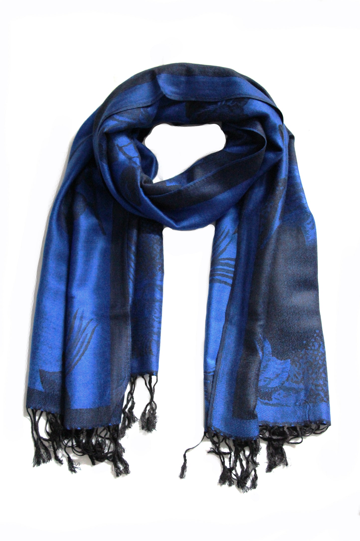 Sakkas Two Tone Rose Pashmina Scarf / Stole / Wrap - Concordia Style Boutique