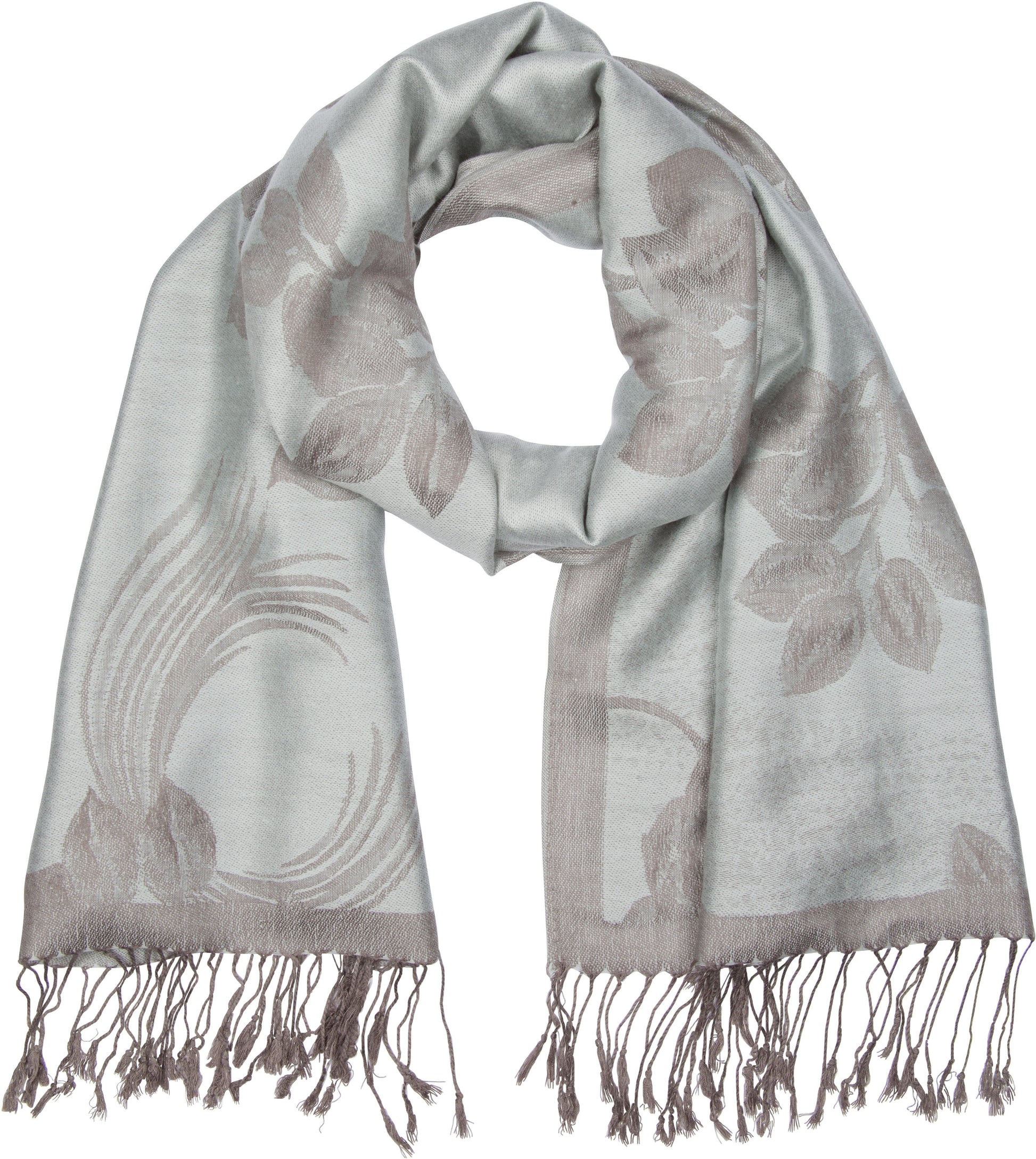 Sakkas Two Tone Rose Pashmina Scarf / Stole / Wrap - Concordia Style Boutique