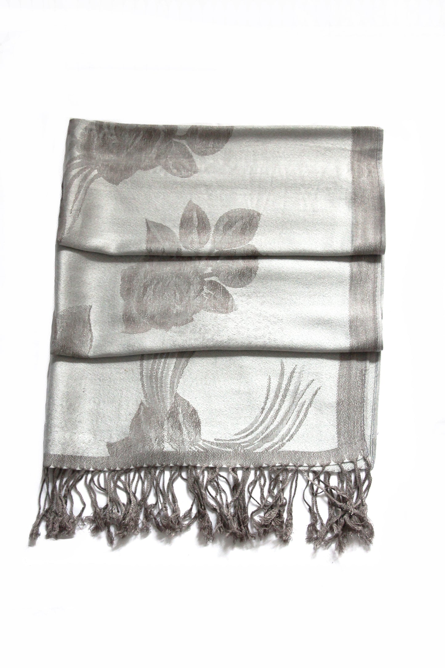 Sakkas Two Tone Rose Pashmina Scarf / Stole / Wrap - Concordia Style Boutique