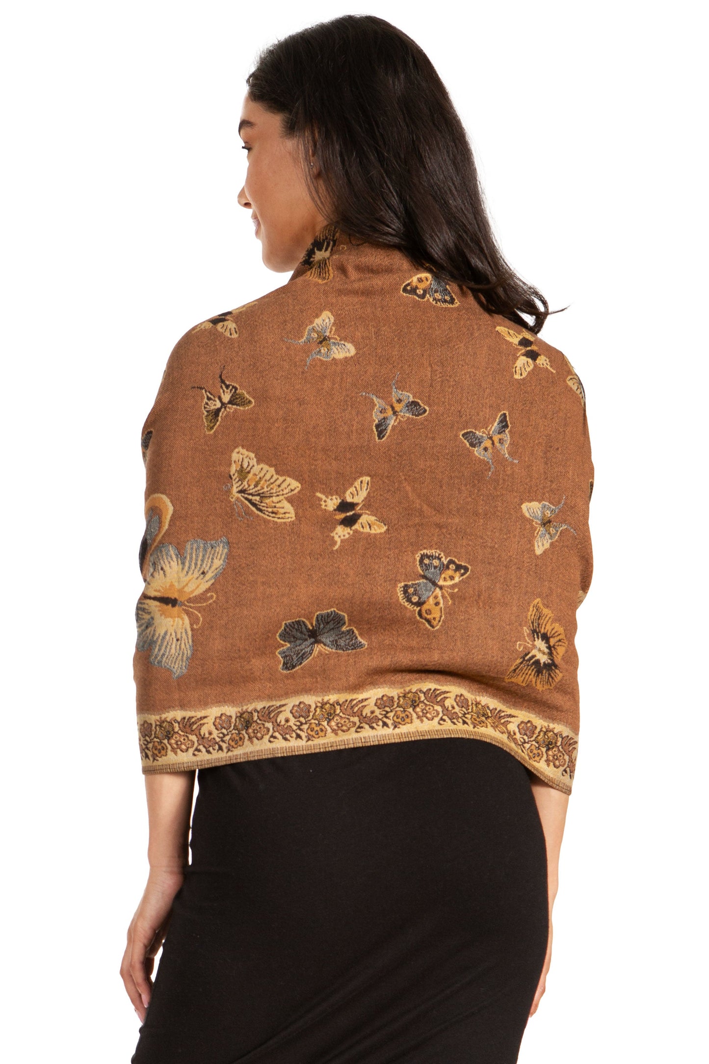 Sakkas Liua Long Wide Woven Patterned Design Multi Colored Pashmina Shawl / Scarf - Concordia Style Boutique