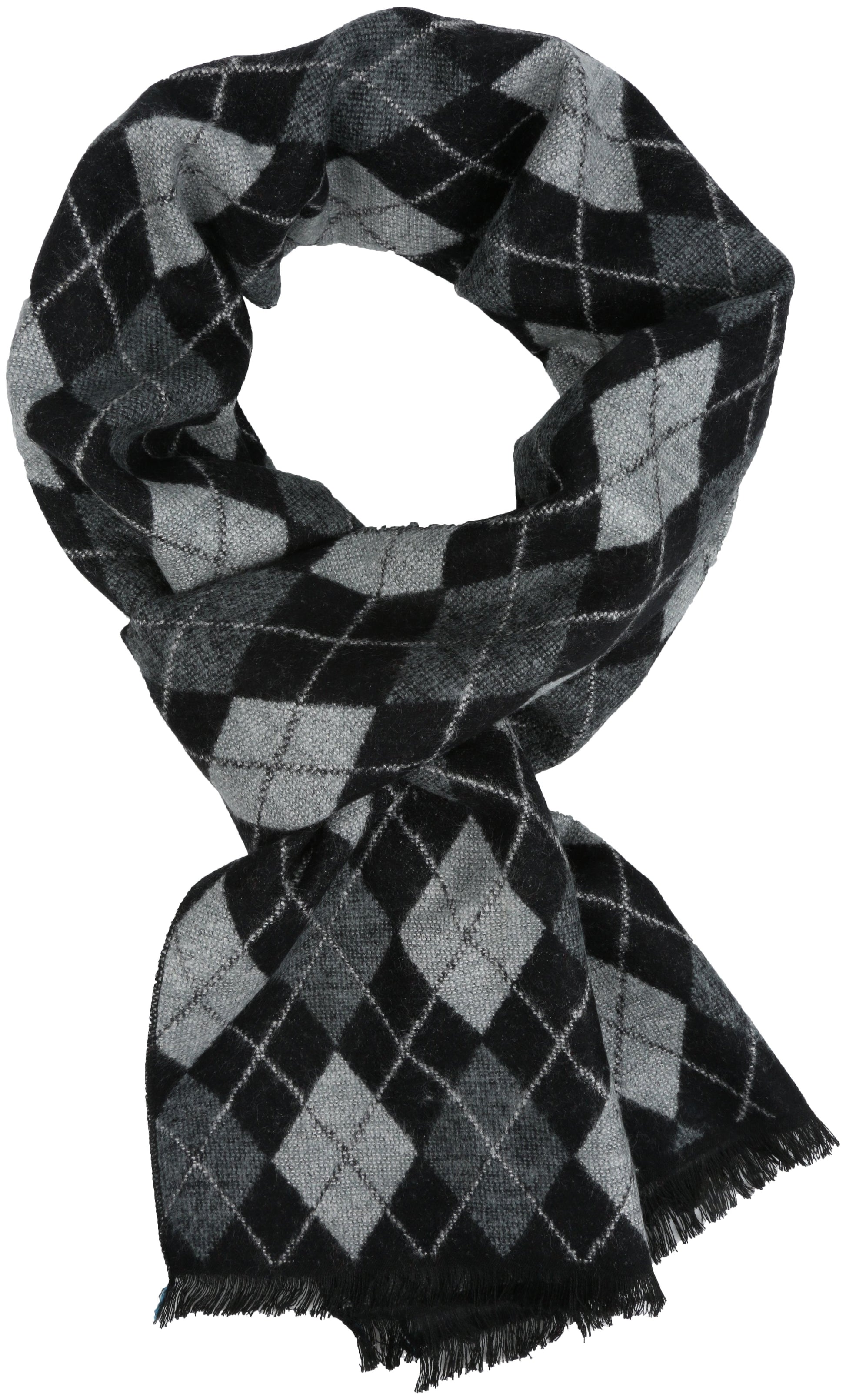 Sakkas Ezel Long Warm Argyle Patterned UniSex Cashmere Feel Scarf - Concordia Style Boutique