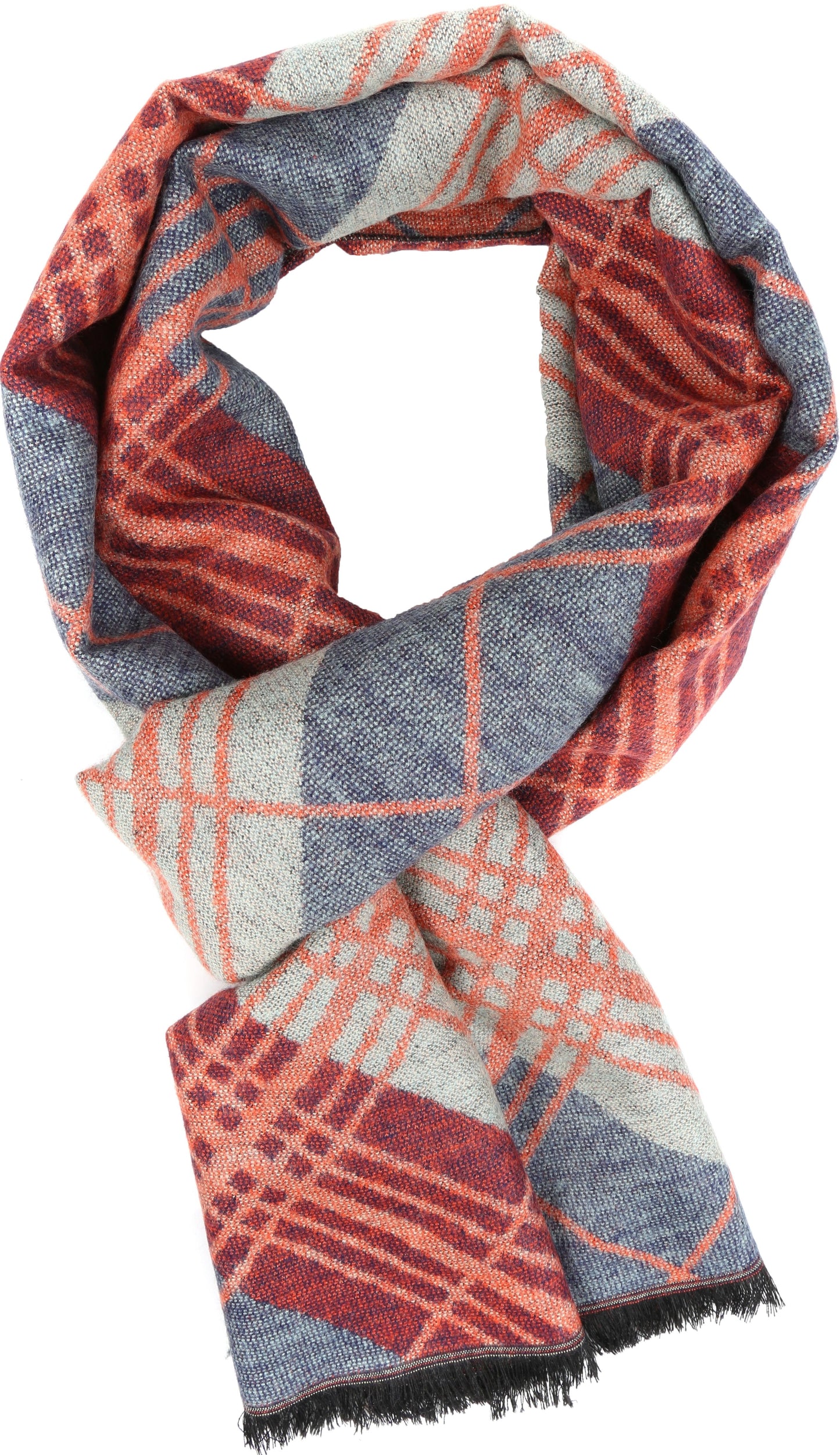 Sakkas Todaya Long Multi Colored Diamond Patterned UniSex Cashmere Feel Scarf - Concordia Style Boutique