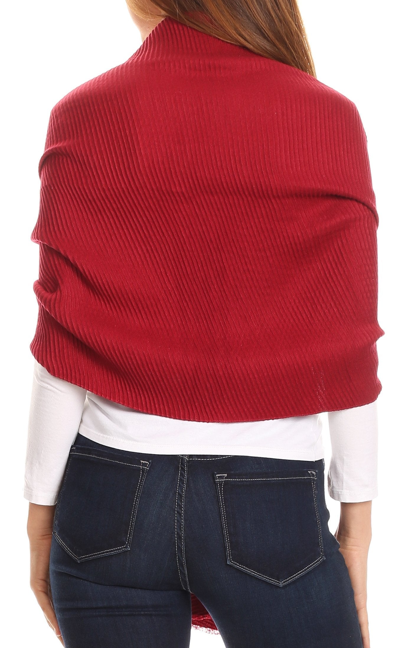 Sakkas Cara Pleated Crinkle Soft and Warm Shawl/ Wrap/ Stole - Concordia Style Boutique