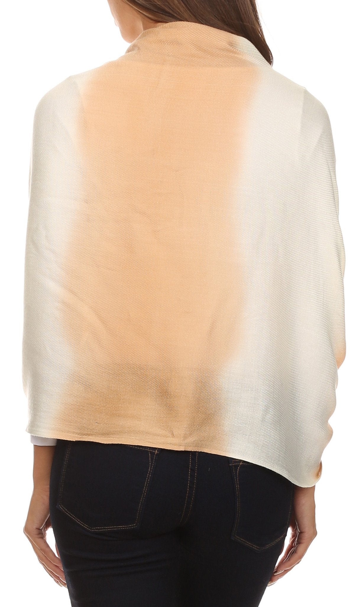 Sakkas Vicki Trendy Ombre Stripe Tie Dye Pashmina/ Shawl/ Wrap/ Stole - Concordia Style Boutique