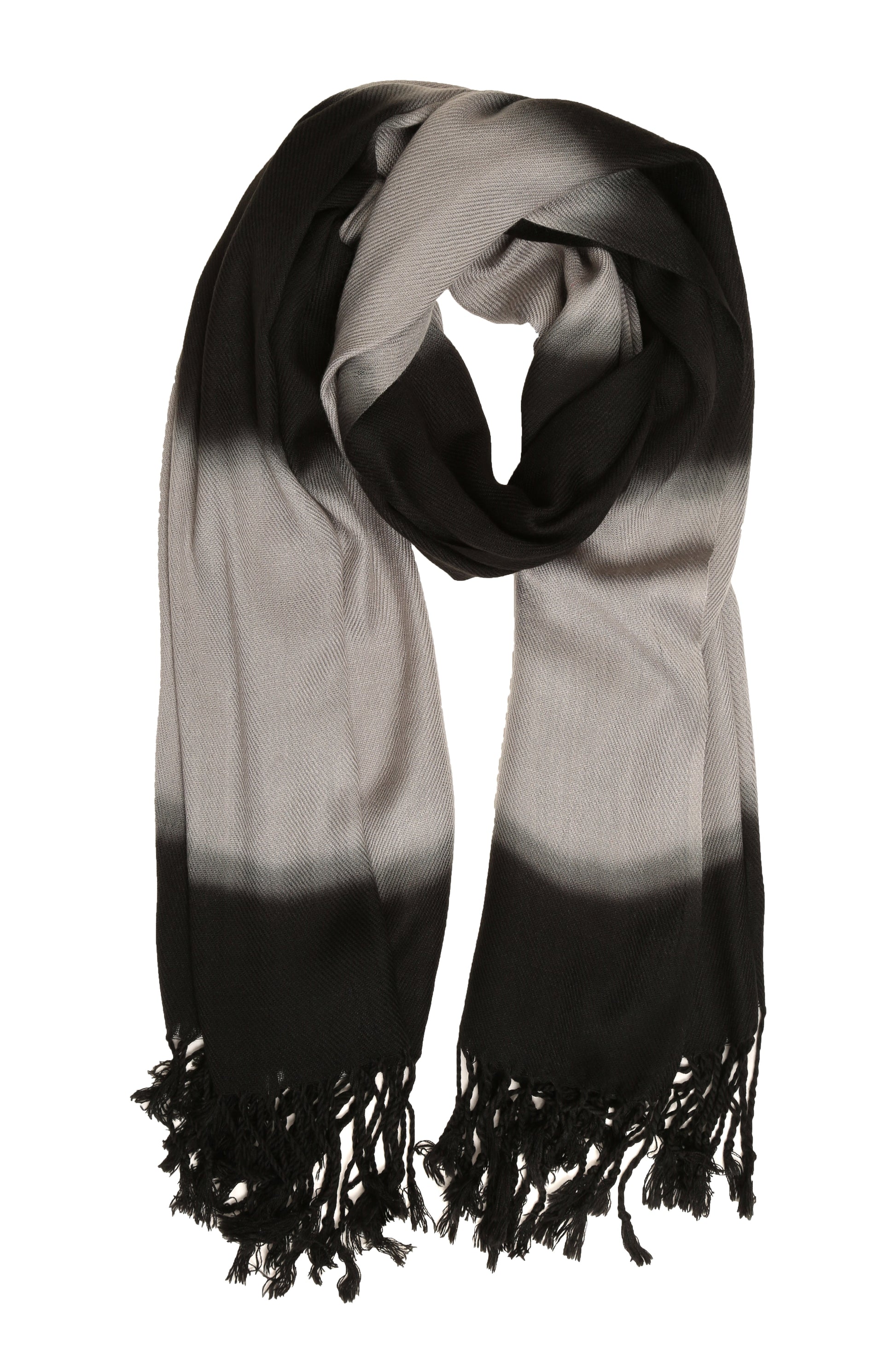 Sakkas Vicki Trendy Ombre Stripe Tie Dye Pashmina/ Shawl/ Wrap/ Stole - Concordia Style Boutique