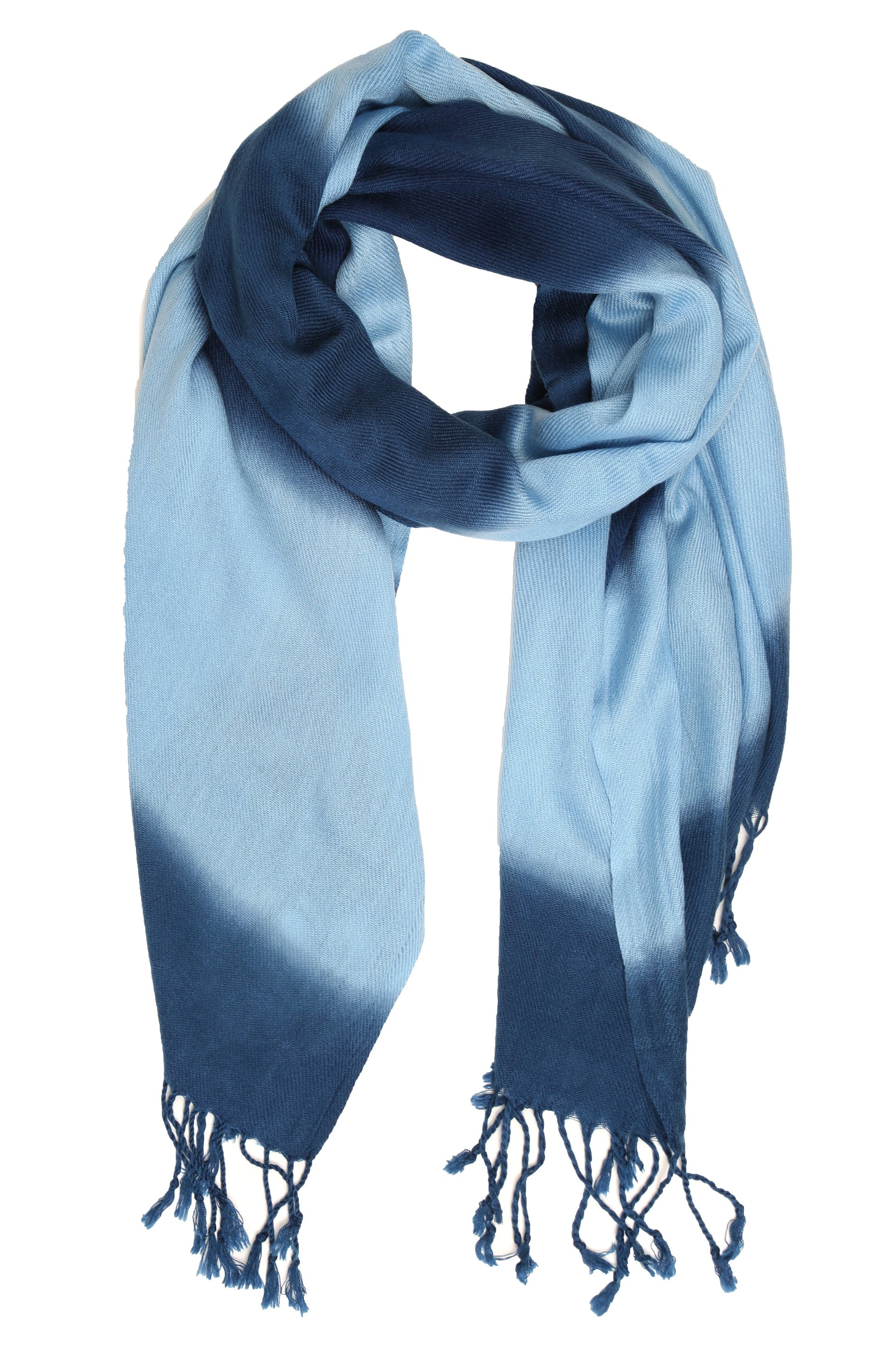 Sakkas Vicki Trendy Ombre Stripe Tie Dye Pashmina/ Shawl/ Wrap/ Stole - Concordia Style Boutique