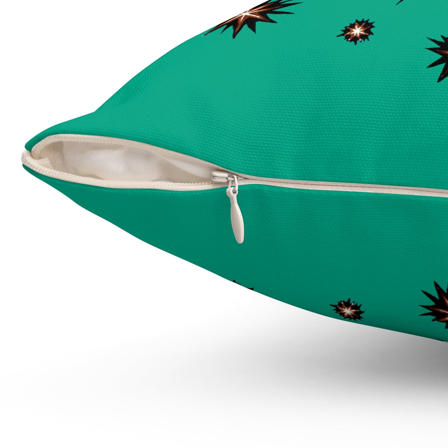 "All Seeing Eye" Throw Pillow (Teal)