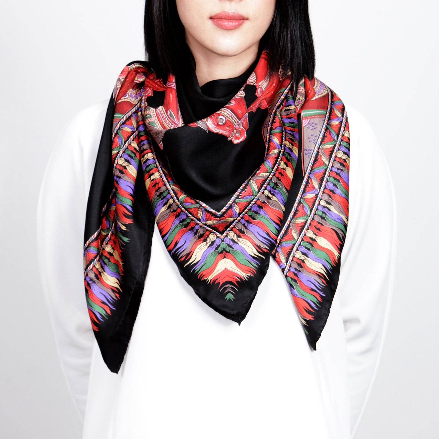 Silkhorse Twill Silk Scarf 5