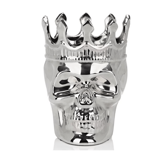 Silver Maximilien Skull in Thé Aroma - Concordia Style Boutique