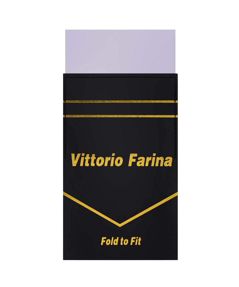 Vittorio Farina Men's Pre-Folded Pocket Square: Flat