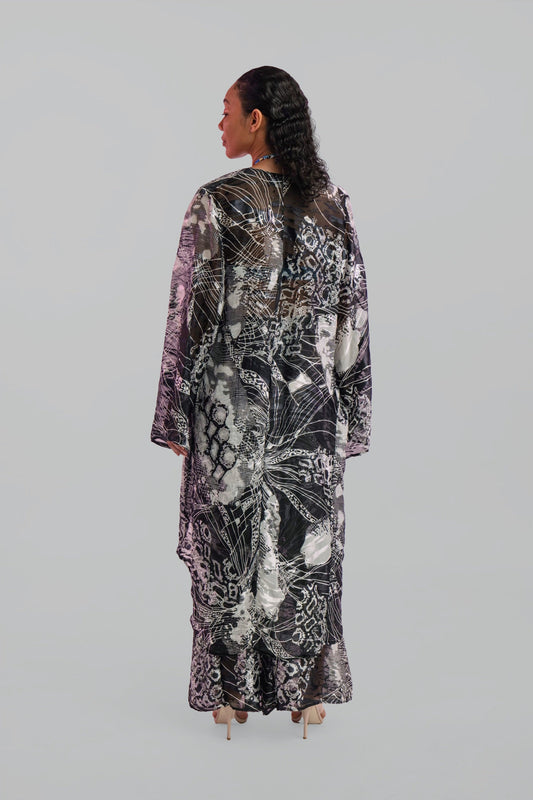 Sina Silk Cover Up Top