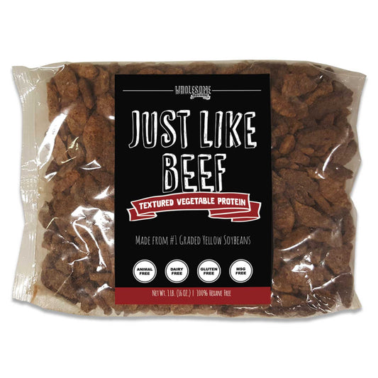 Just Like Beef - Premium Vegan Meat Substitute, 1 lb. - Concordia Style Boutique