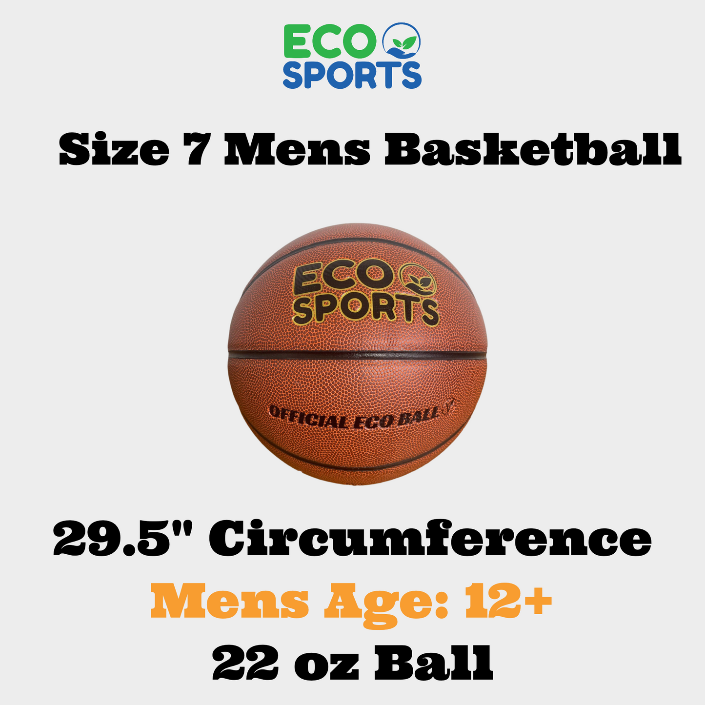 29.5" Men's Basketball - Size 7 Indoor Basketballs - Premium Basketball Ball from Eco Sports - Just $23.99! Shop now at Concordia Style Boutique